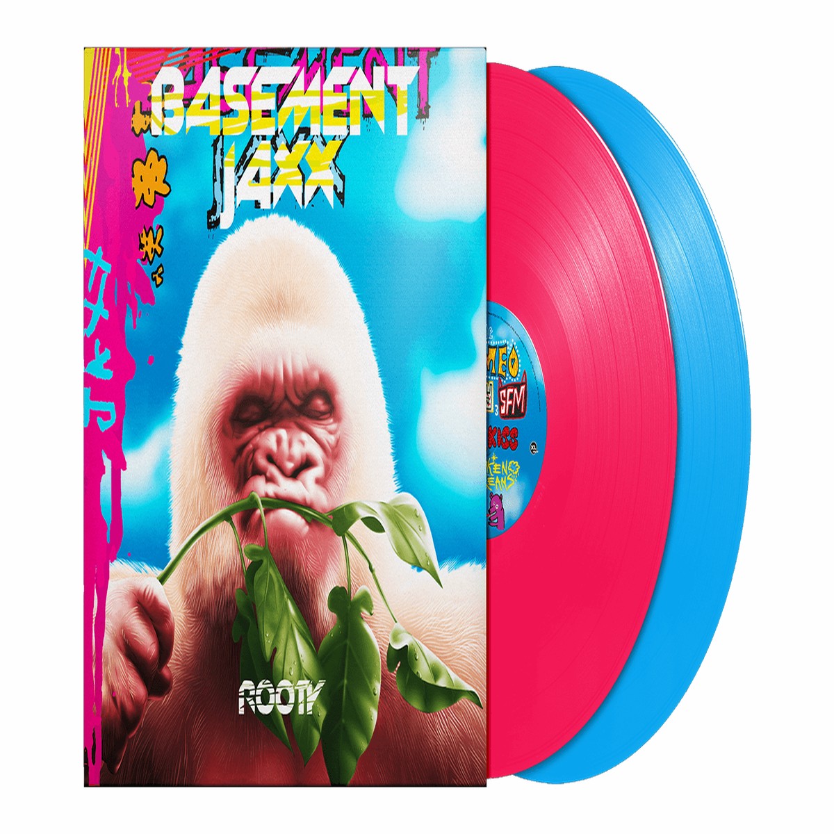 Basement Jaxx : Rooty (Pink/Blue Vinyl)