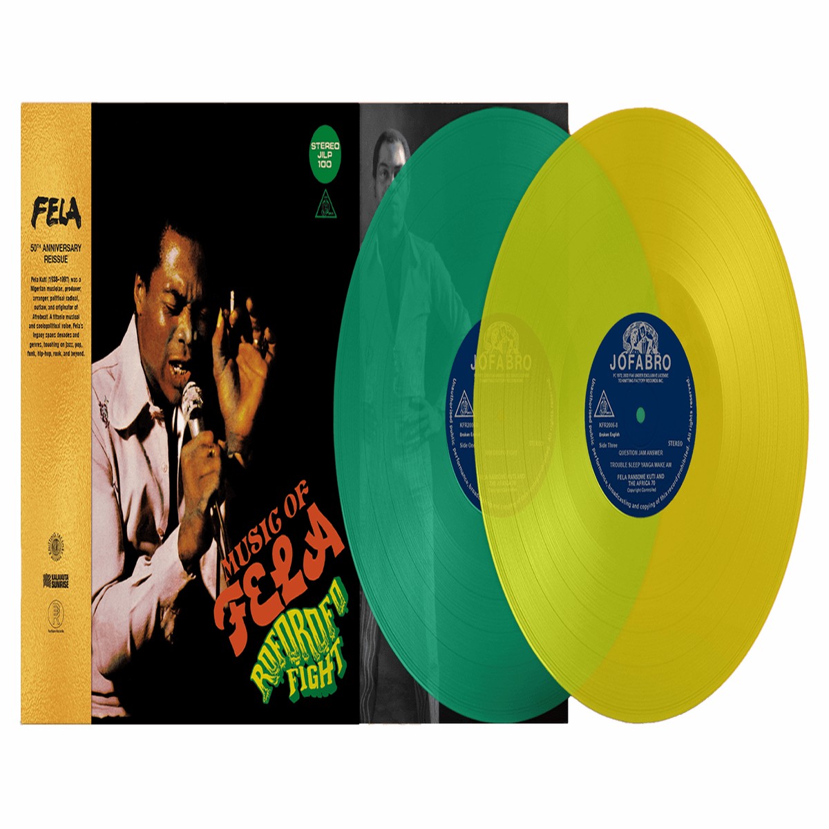 Fela Kuti : Roforofo Fight (Ltd Yellow & Green Vinyl)