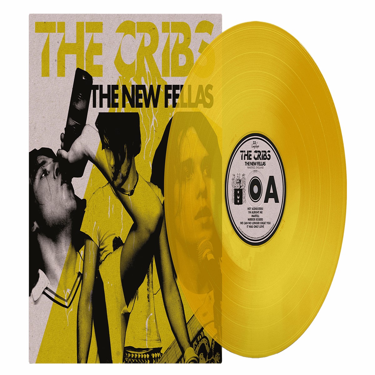 The Cribs : The New Fellas (Clear Yellow Vinyl)