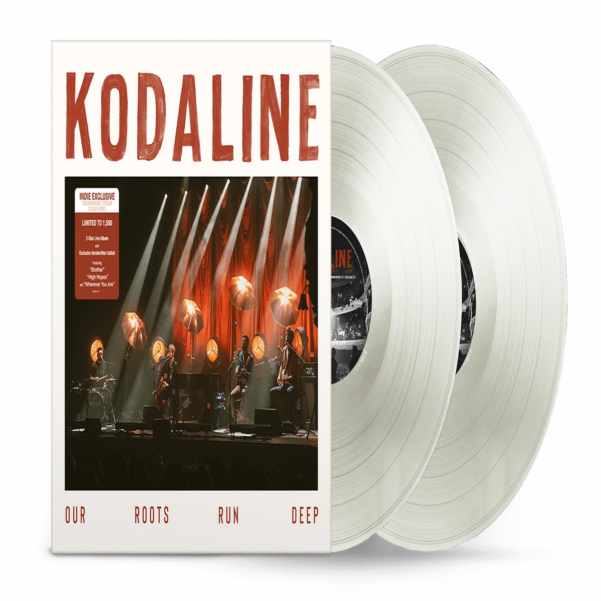 Kodaline : Our Roots Run Deep (2LP Transparent Cream Vinyl)