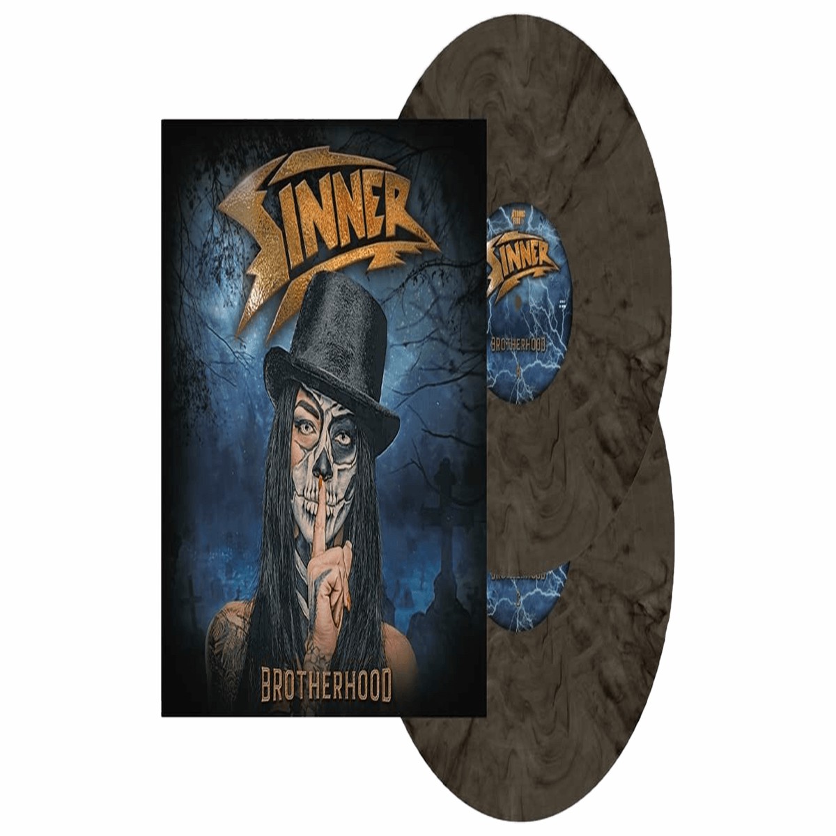 Sinner : Brotherhood (Clear/White/Black Marbled Vinyl)