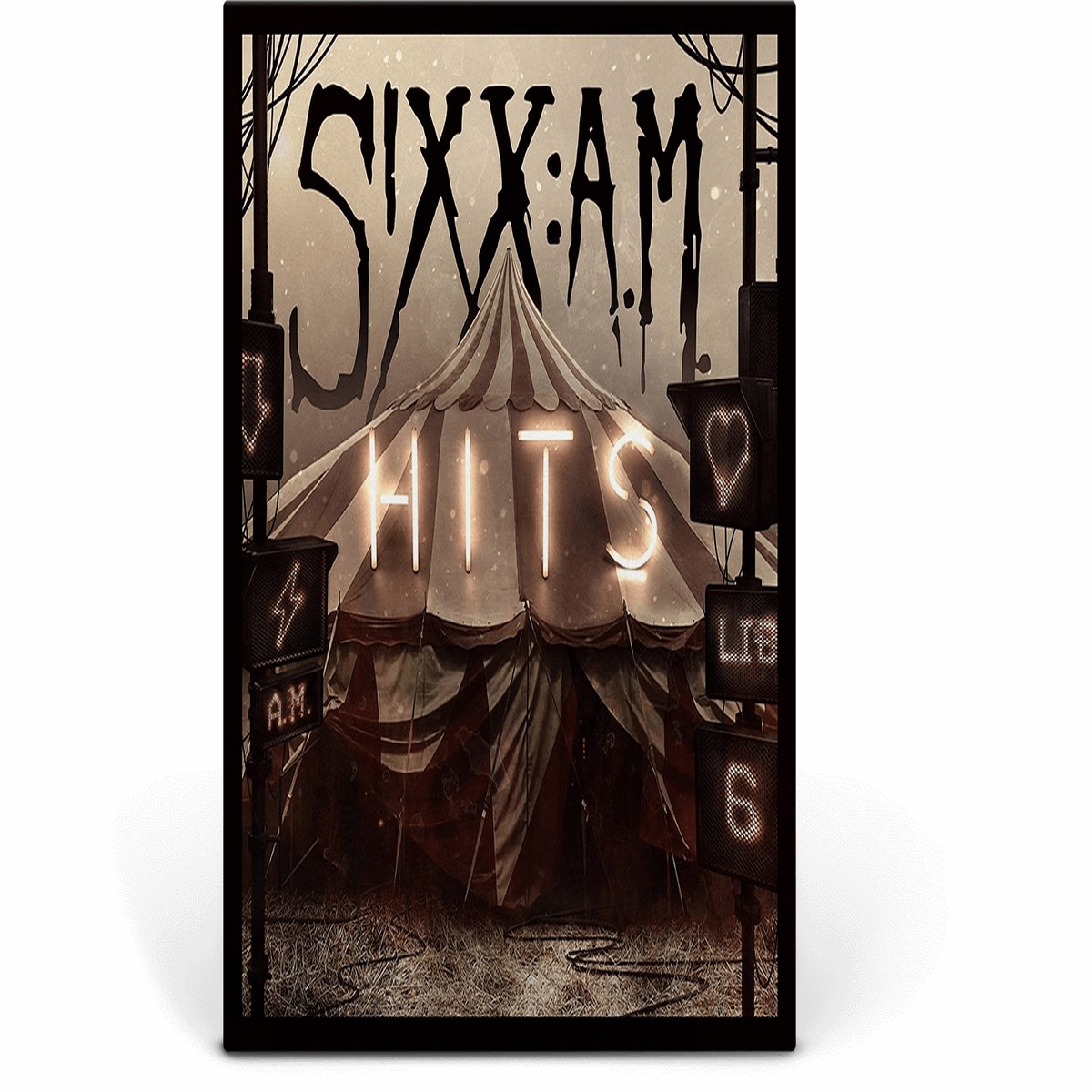 Sixx: A.M. : Hits (Ltd Clear Red Vinyl w/ Black Smoke)