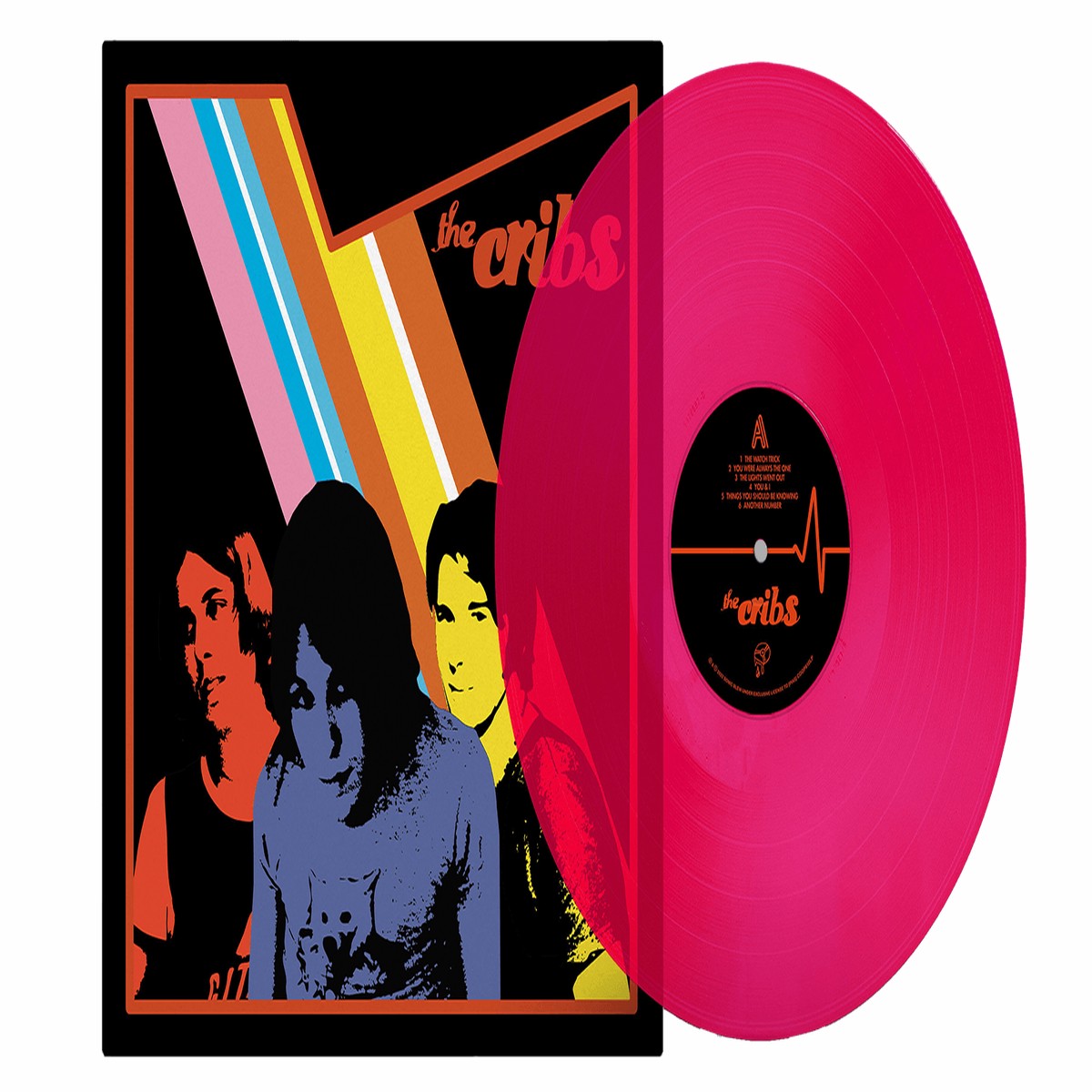 The Cribs : The Cribs (Clear Pink Vinyl)