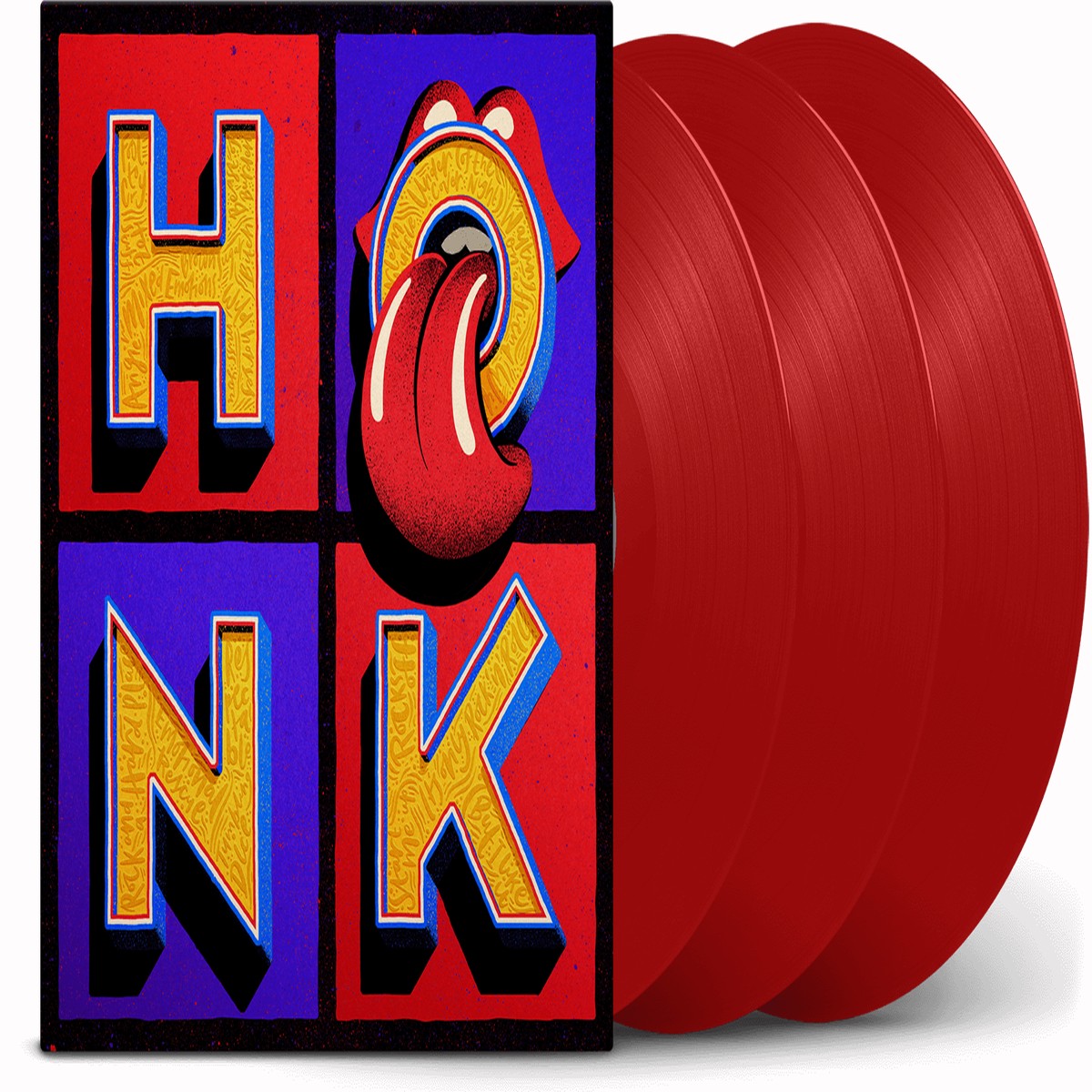 The Rolling Stones : Honk (Ltd Red Vinyl 3LP)