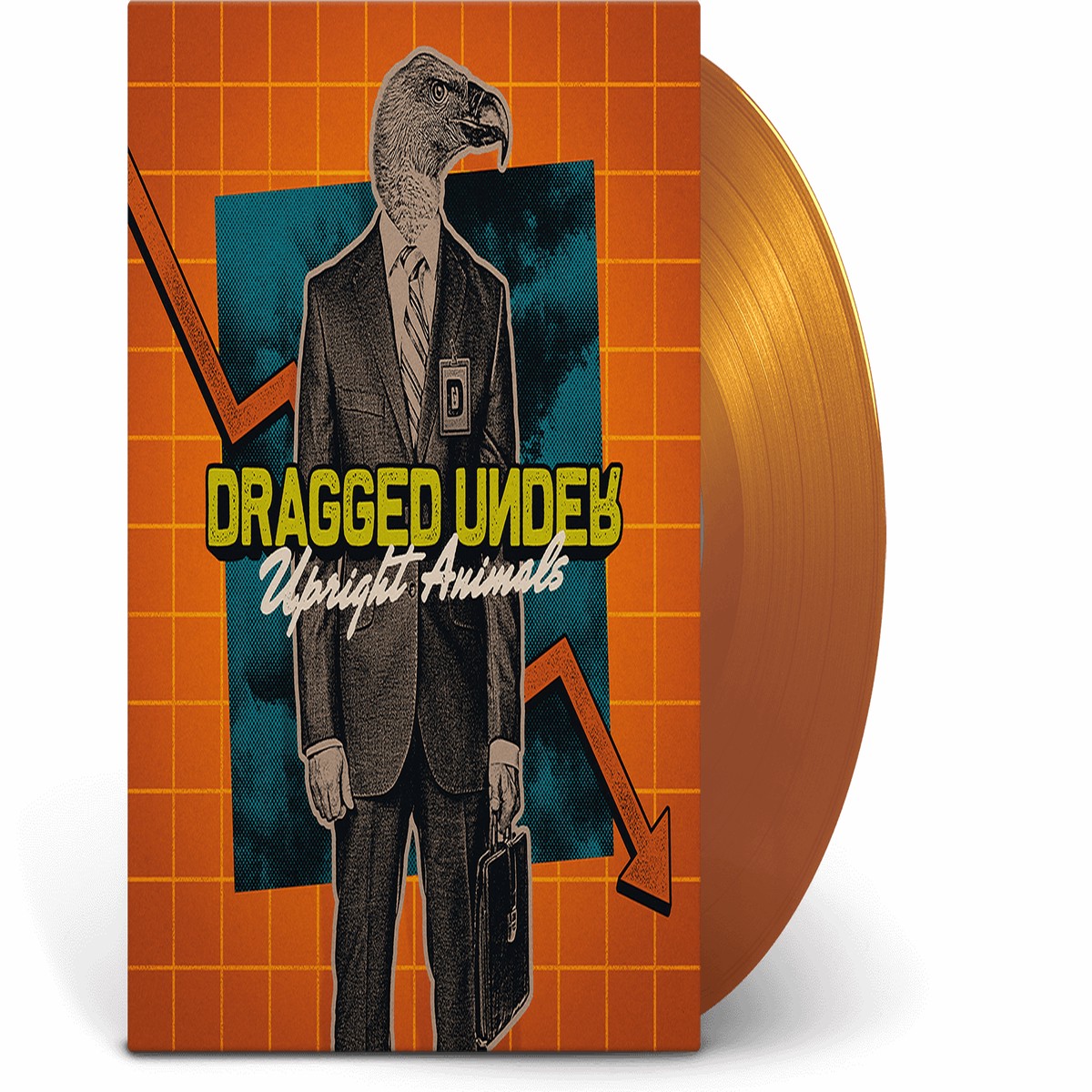 Dragged Under : Upright Animals (Orange Vinyl)
