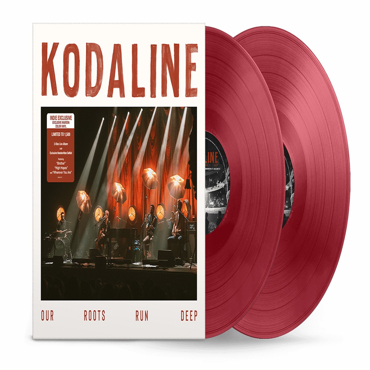 Kodaline : Our Roots Run Deep (2LP Maroon Vinyl)