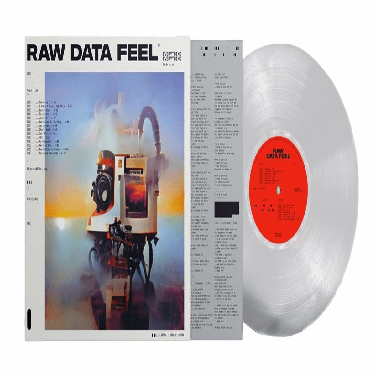 Everything Everything : Raw Data Feel (Clear Vinyl)