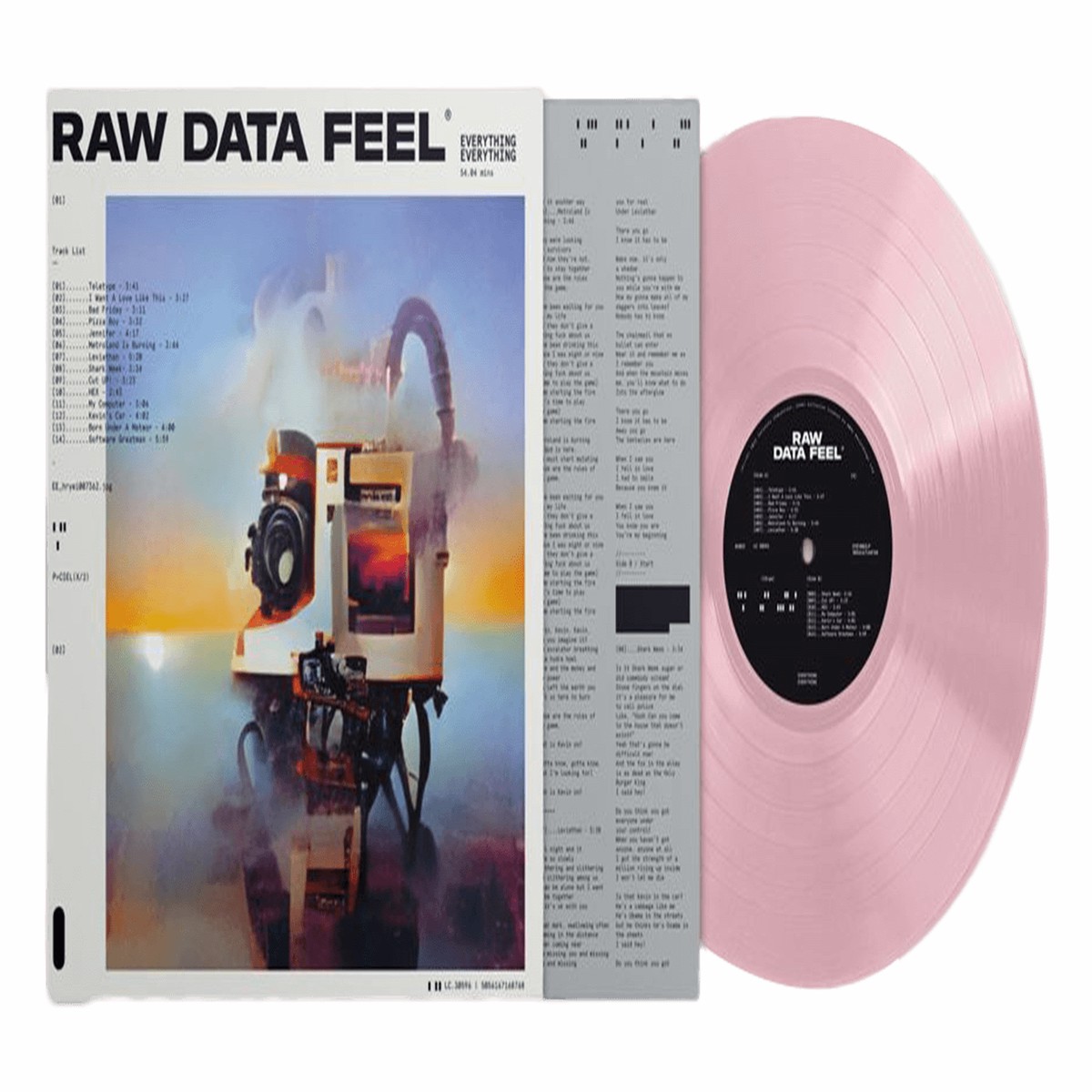 Everything Everything : Raw Data Feel (Pink Vinyl)