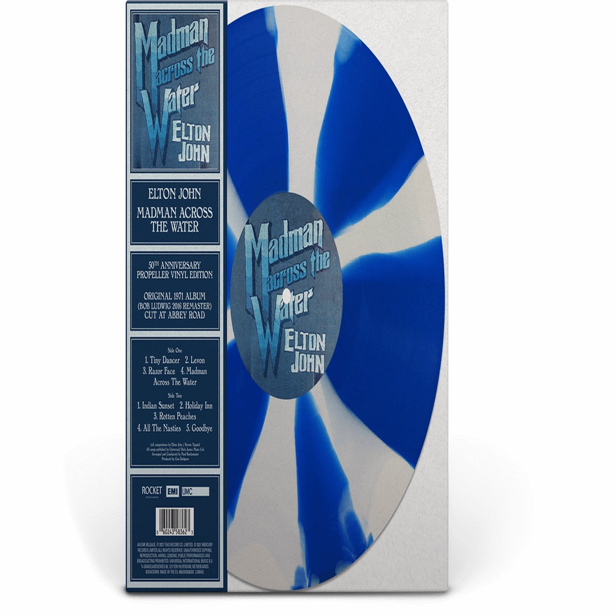 Elton John : Madman Across The Water (50th Anniversary Coloured Vinyl) Edition