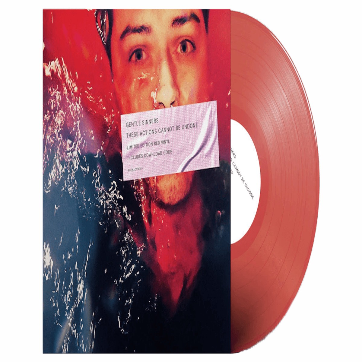 Gentle Sinners : These Actions Cannot Be Undone (Red Vinyl + 7″)