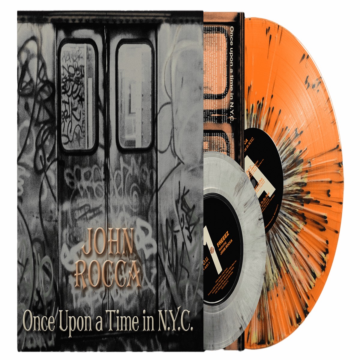 John Rocca : Once Upon A Time in N.Y.C. (Orange Splatter LP + Marble 7″)