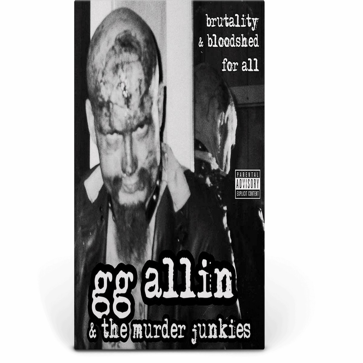 GG Allin & The Murder Junkies : Brutality And Bloodshed For All (Clear Red Vinyl)