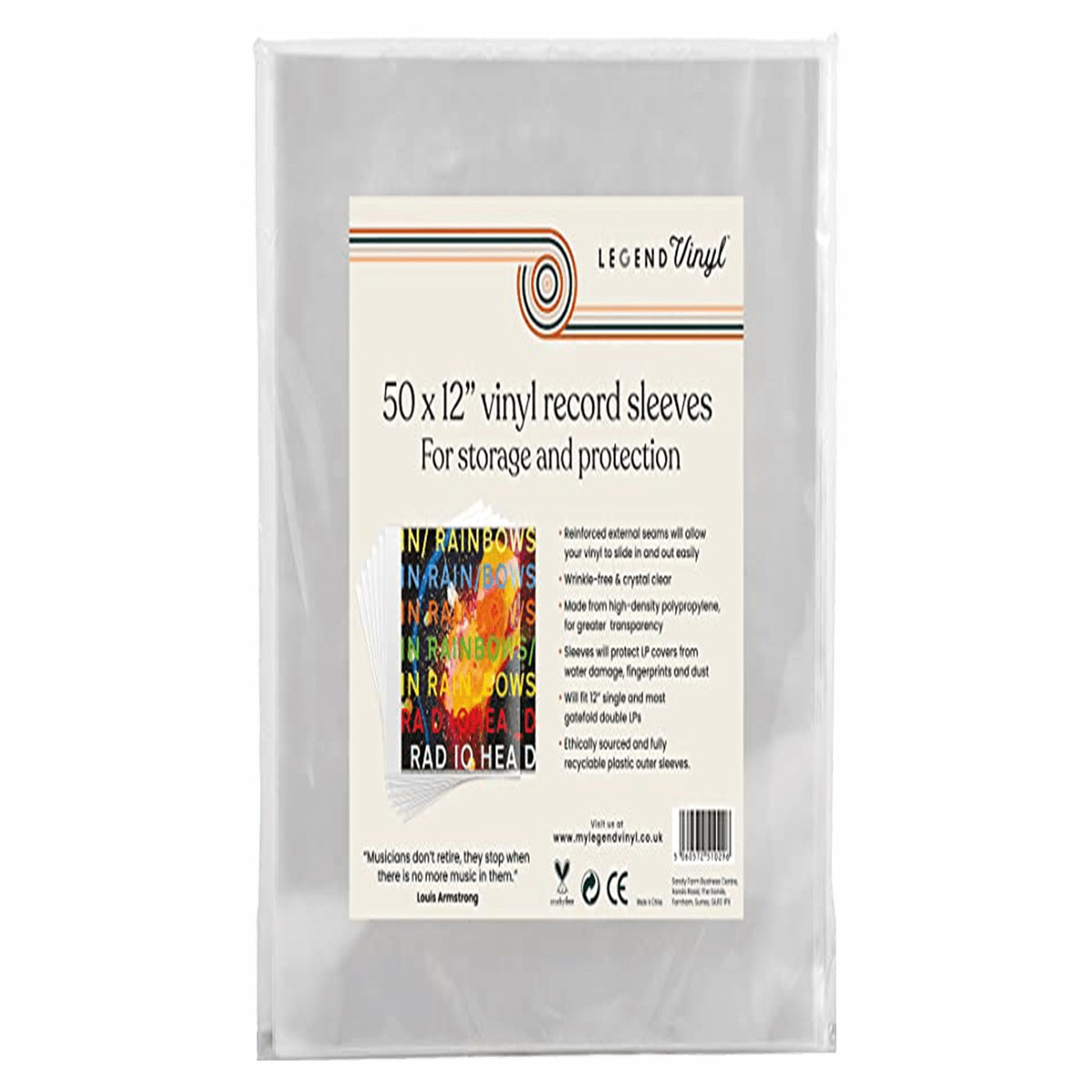 Legend : Pack of 50 LP sleeves
