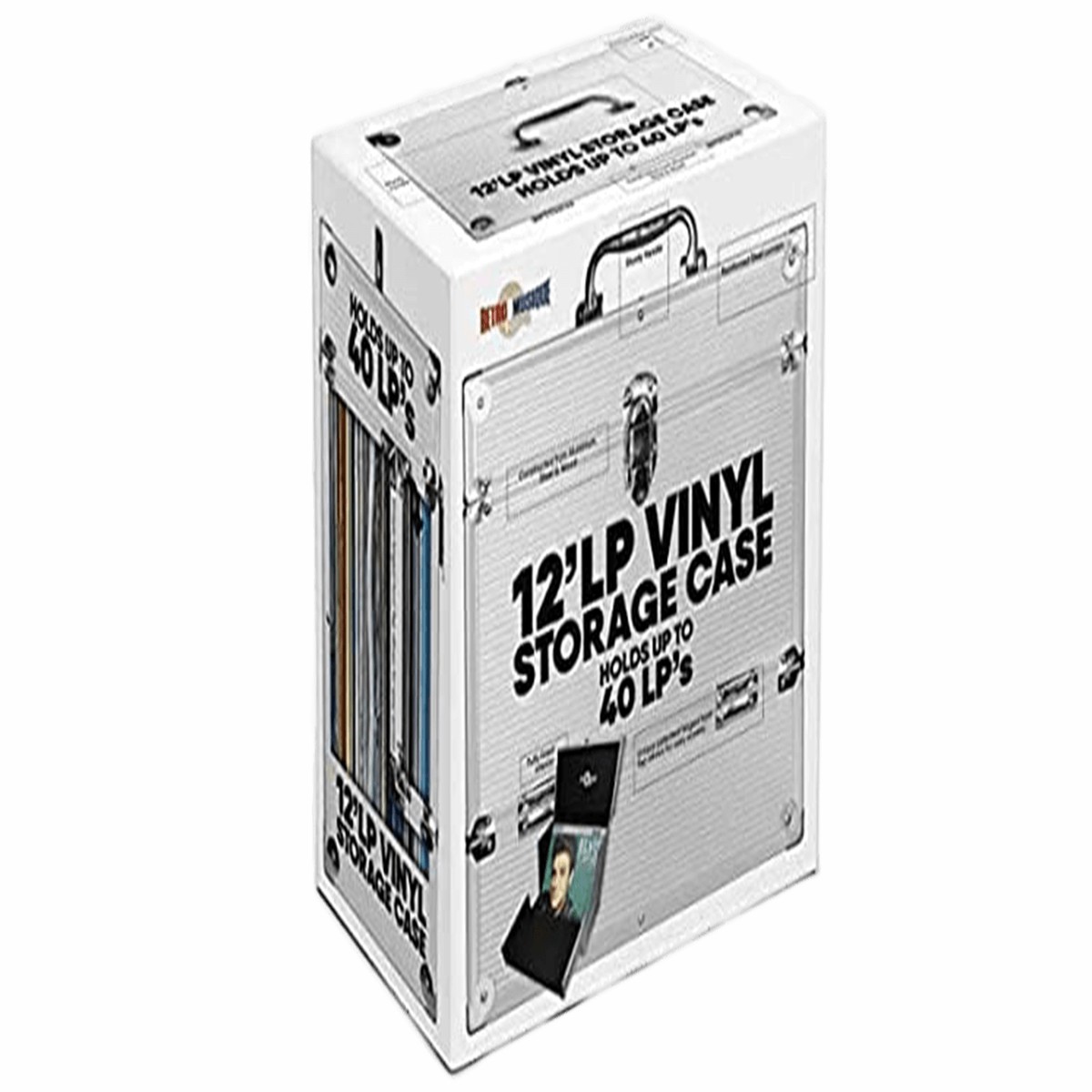Retro Musique : 12-Inch Aluminium LP Case