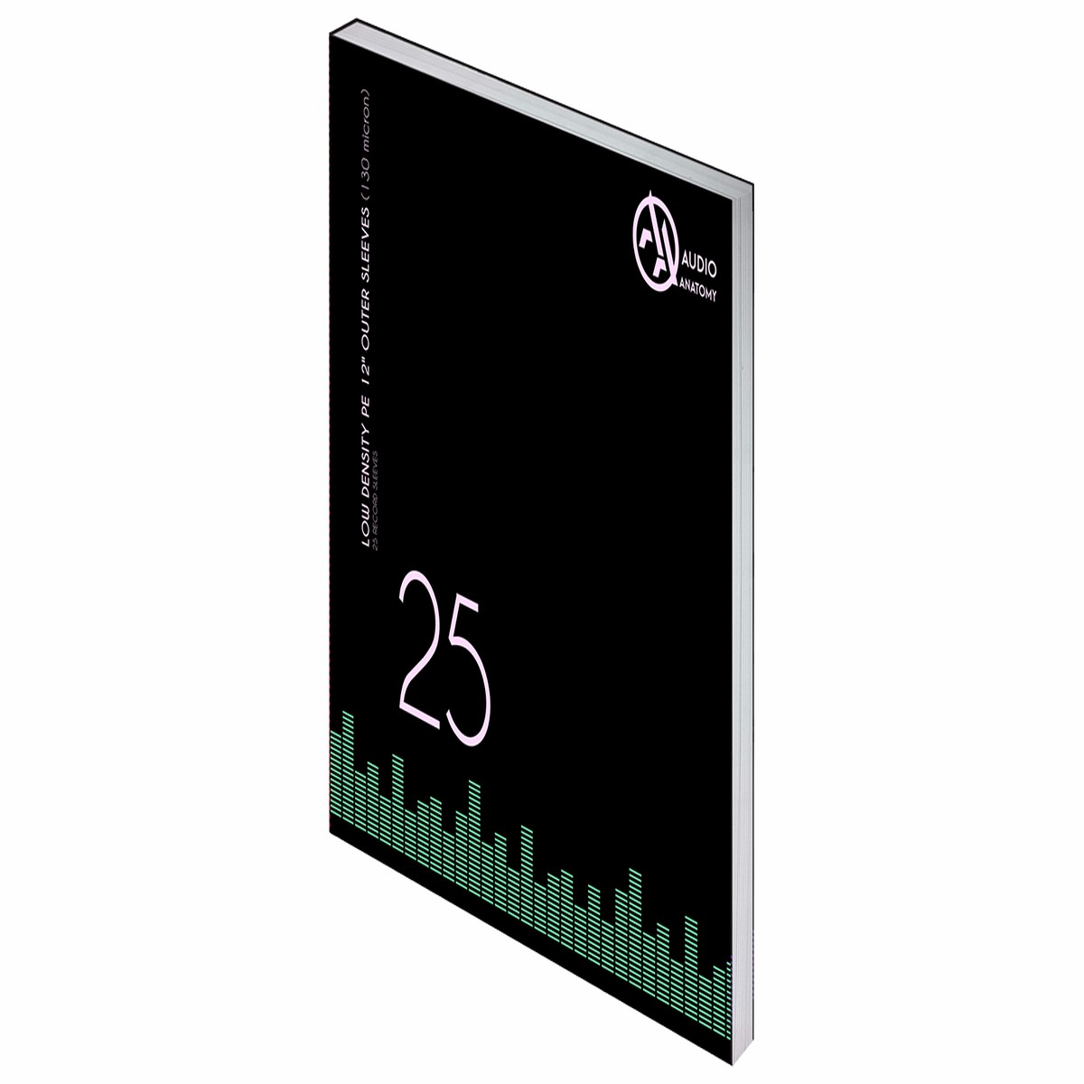 Audio Anatomy : 25X 12″ PE Low Density Outer Sleeves (130 Micron)