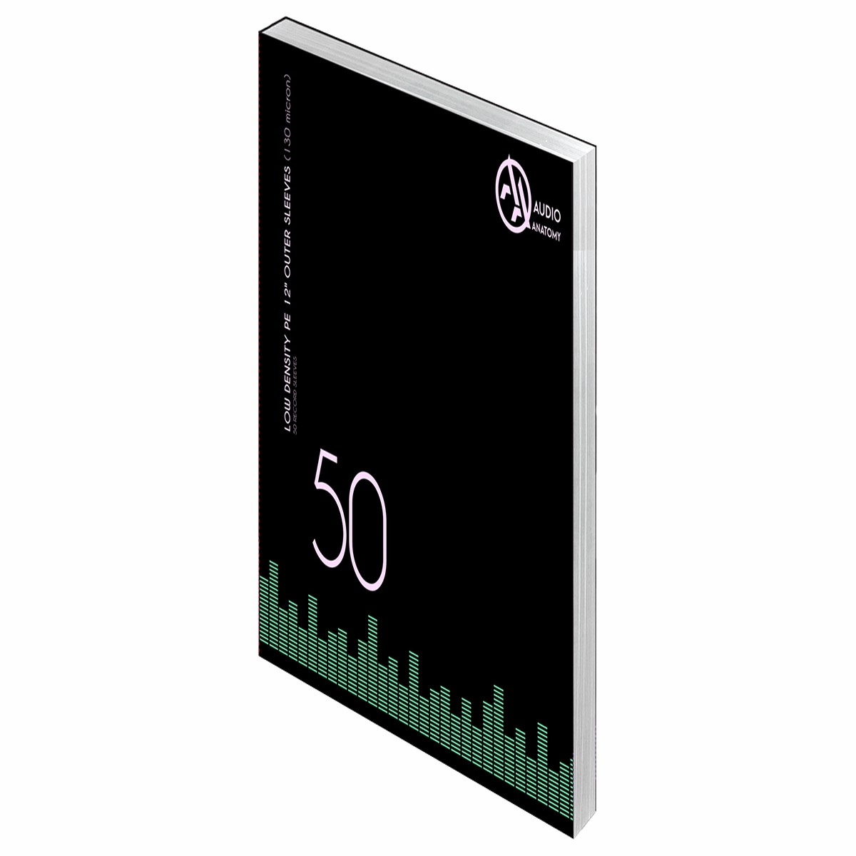 Audio Anatomy : 50X 12″ Pe Low Density Outer Sleeves (130 Micron)