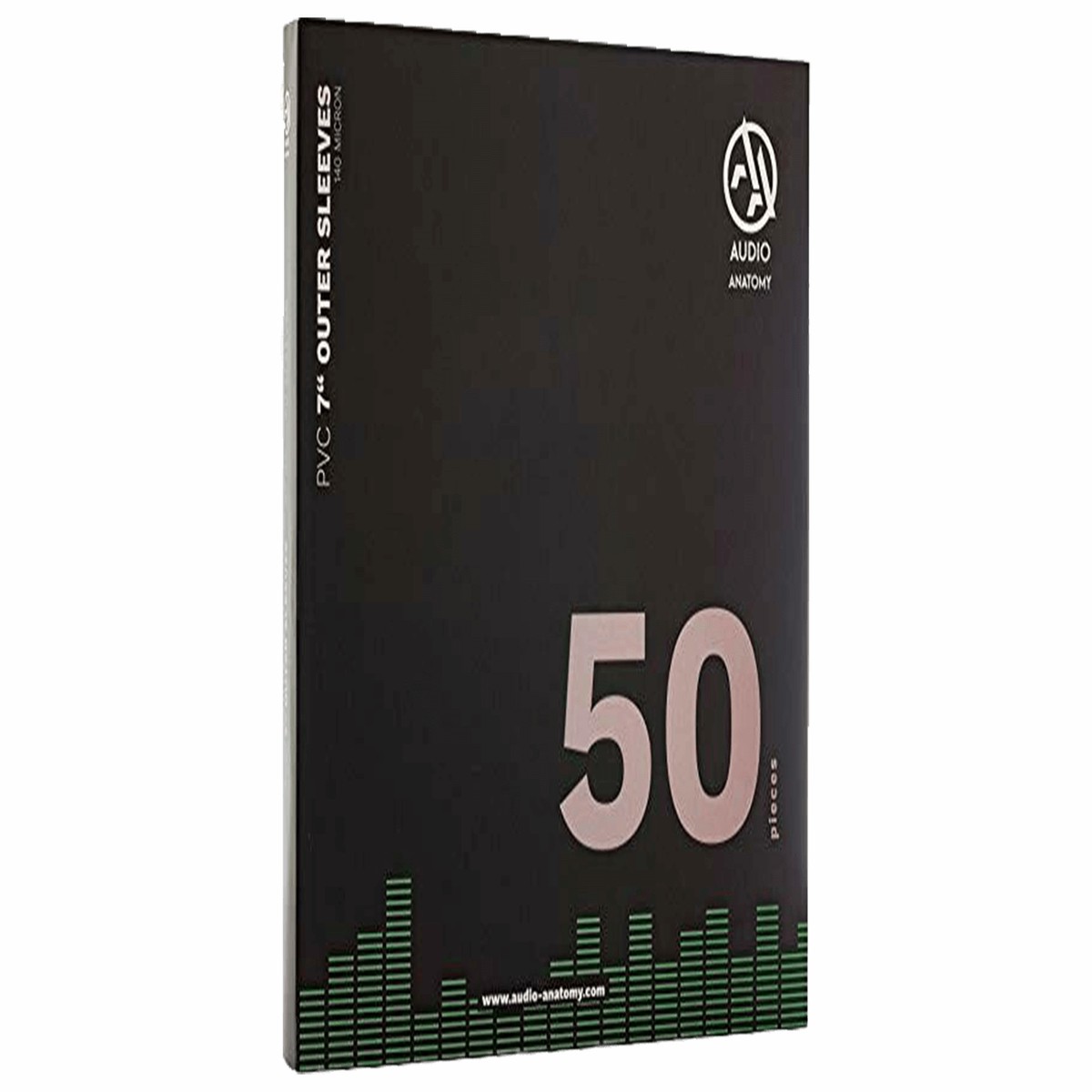 Audio Anatomy : 50X 7″ PVC Outer Sleeves (140 Micron)