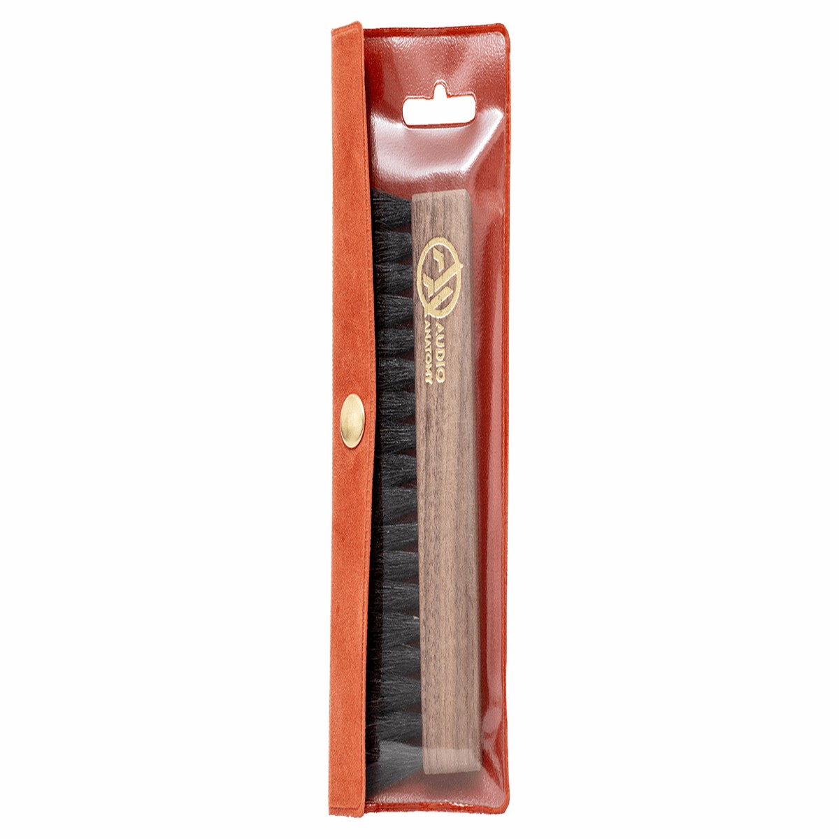 Audio Anatomy : Walnut Wood Vinyl Brush