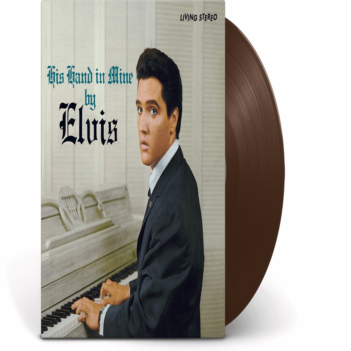 Elvis Presley : His Hand In Mine (Brown Vinyl)