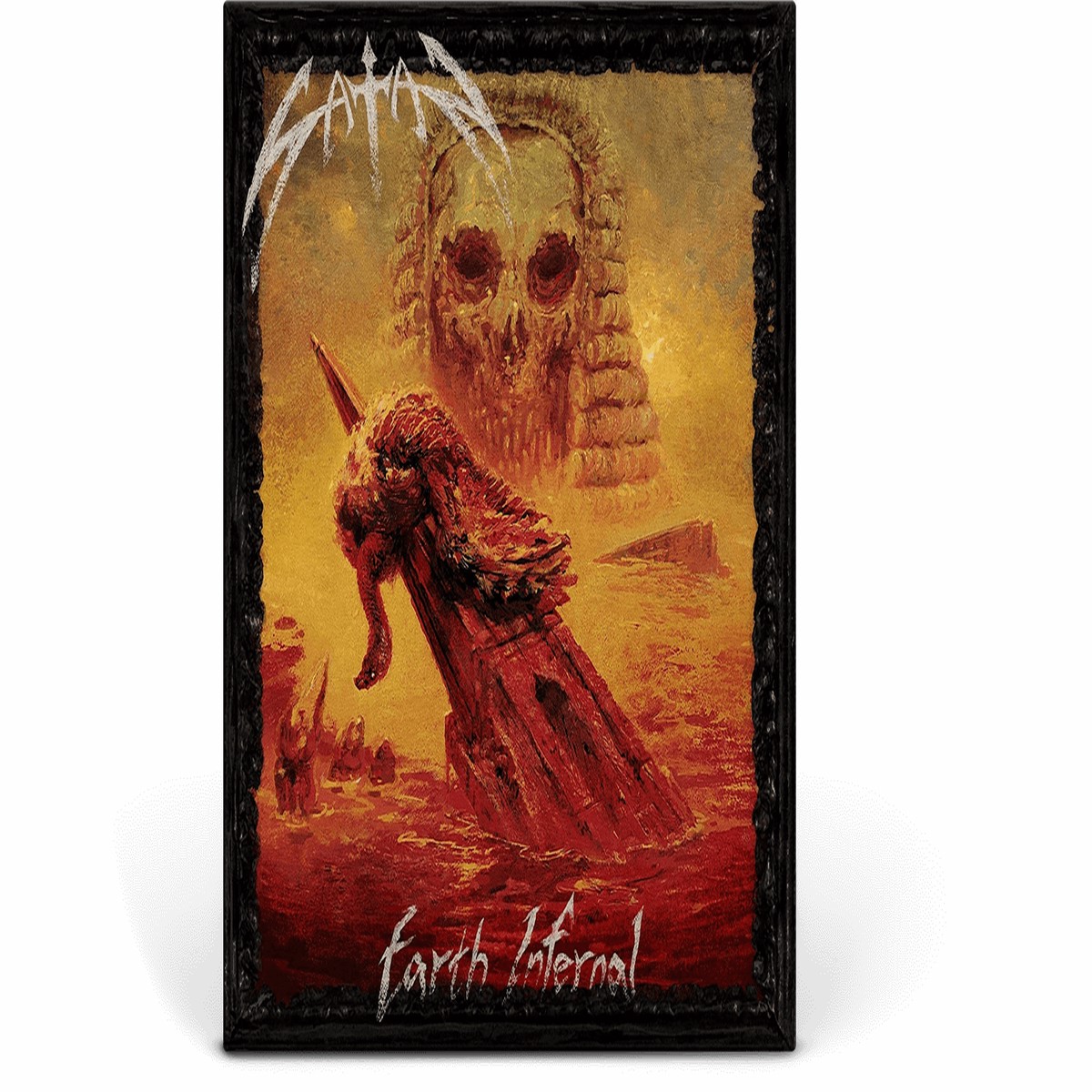 Satan : Earth Infernal (Ltd Yellow Marbled Vinyl)