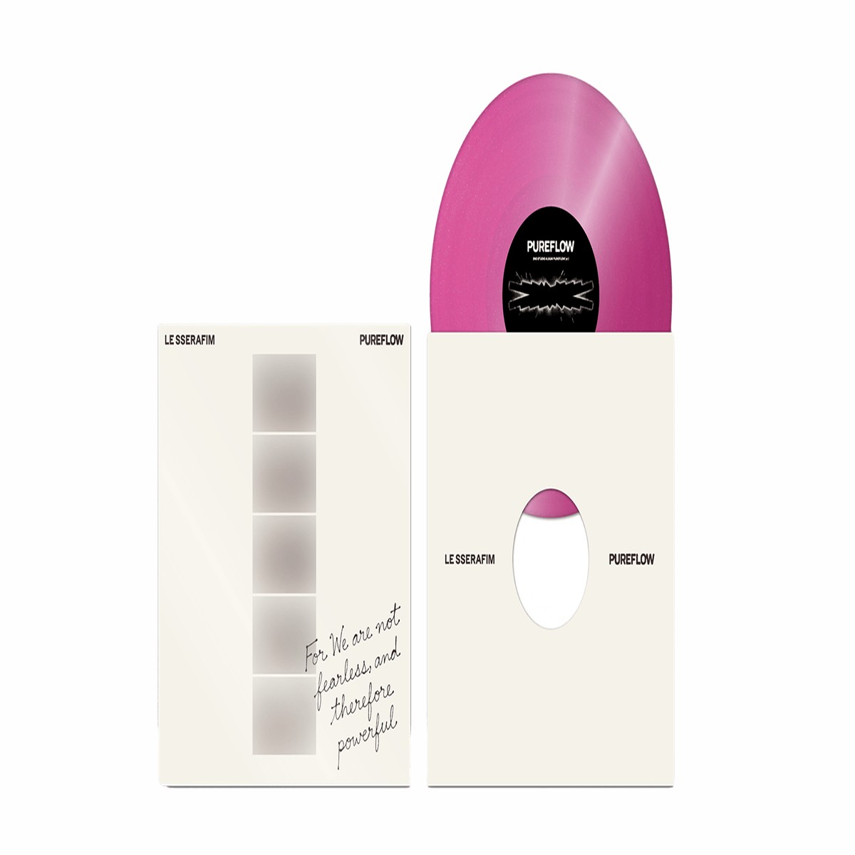 LE SSERAFIM : 2nd Studio Album PUREFLOW pt.1 (Hot Pink Glitter Ver.)