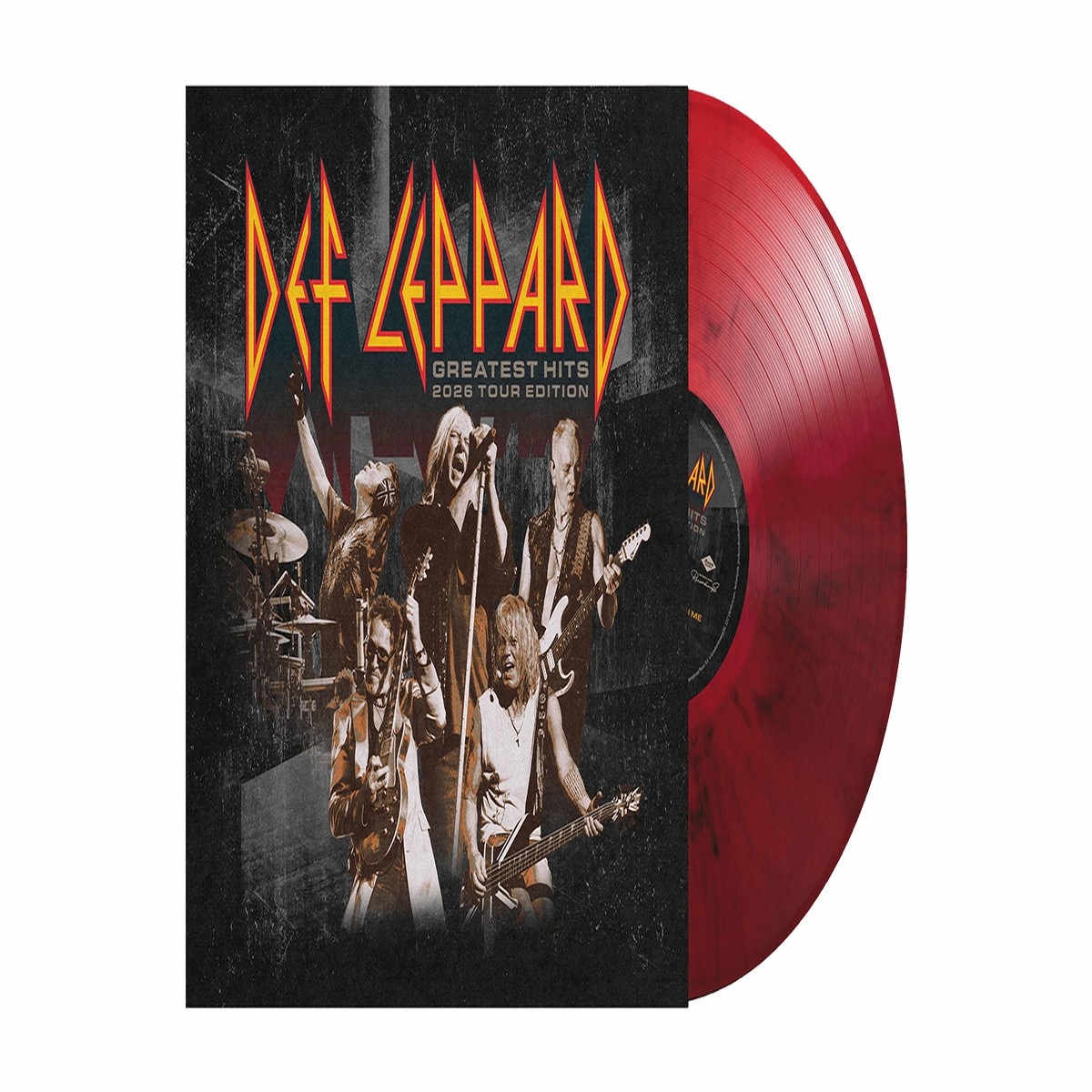 Def Leppard : Greatest Hits (Red Marble Vinyl) (Exclusive to The Record Hub.com)