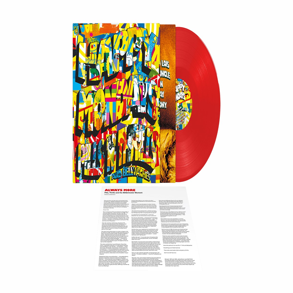 Happy Mondays : Pills ‘n’ Thrills and Bellyaches (Red Vinyl)