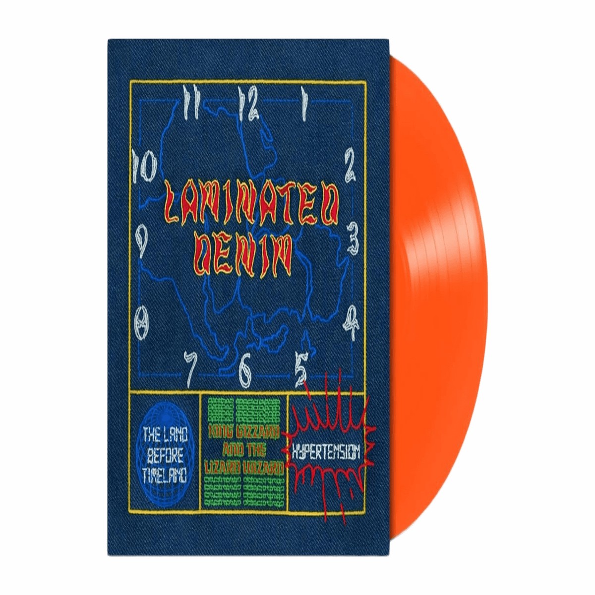 King Gizzard & The Lizard Wizard : Laminated Denim (Orange Habanero Vinyl)