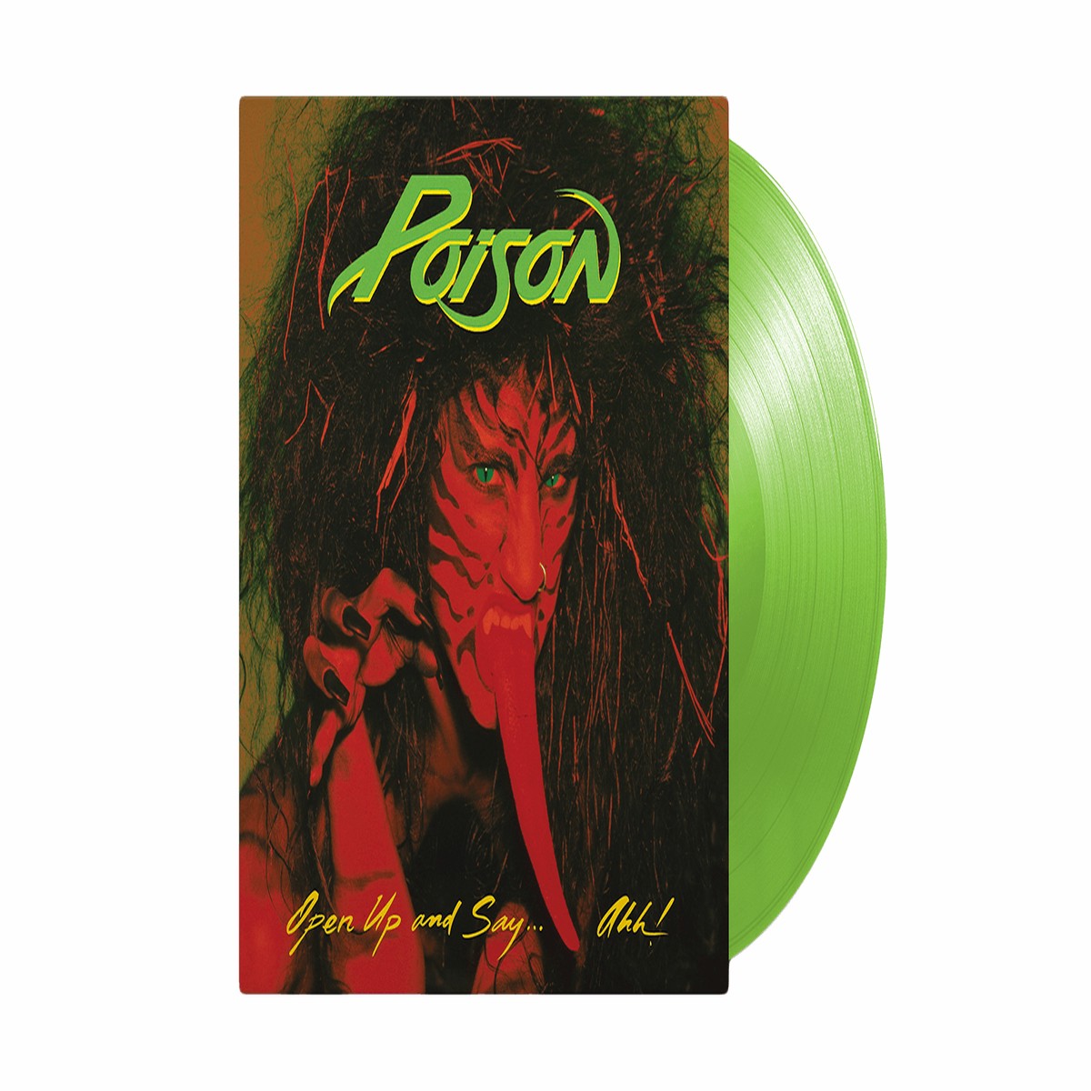 Poison : Open Up And Say Ahhh (Neon Green Vinyl) (Exclusive to The Record Hub.com)