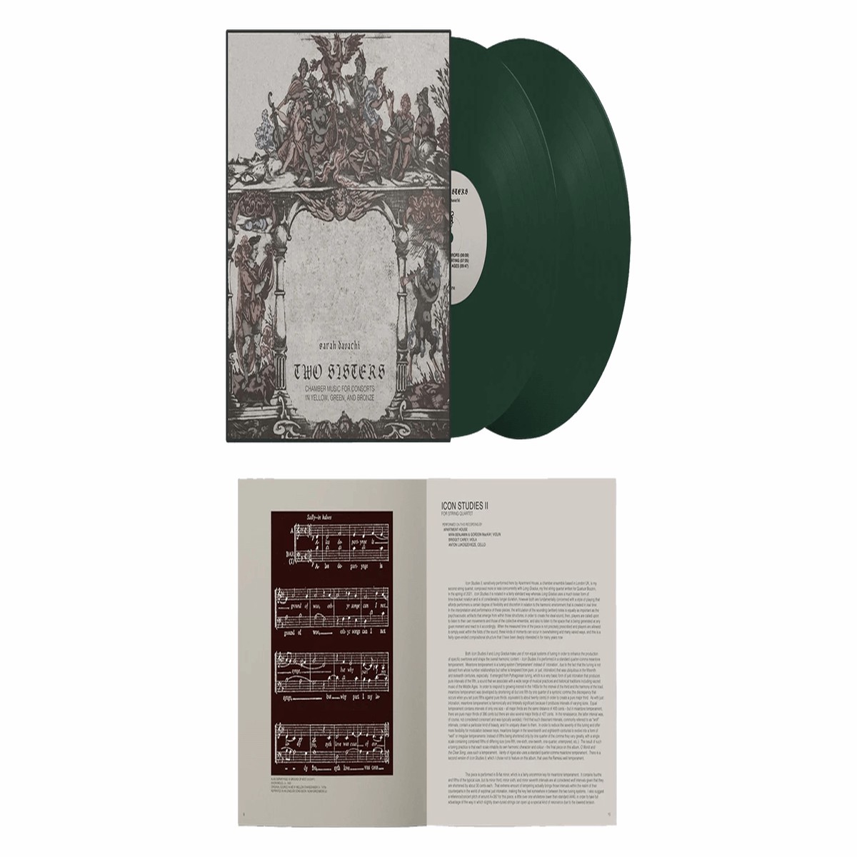 Sarah Davachi : Two Sisters (Ltd Dark Green Vinyl)