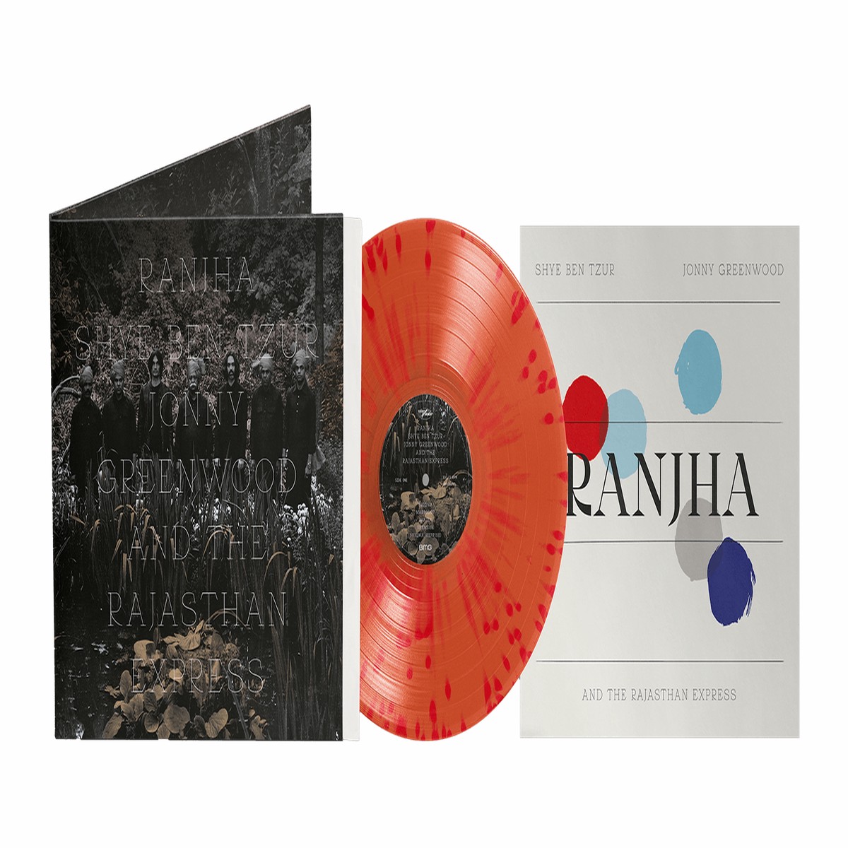 Shye Ben-Tzur & Jonny Greenwood & The Rajasthan Express : Ranjha (Red & Coral Splatter Vinyl)