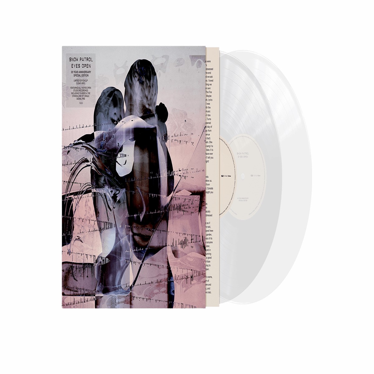 Snow Patrol : Eyes Open – 20 Year Anniversary Special Edition (Clear Vinyl) (Exclusive to The Record Hub.com)