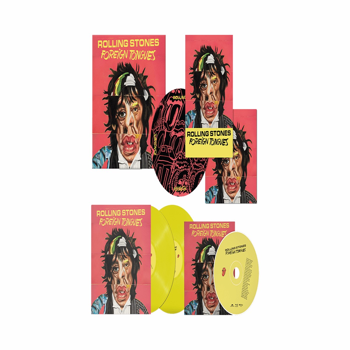 The Rolling Stones : Foreign Tongues (LP Set & Blu-ray 180g Yellow Vinyl)