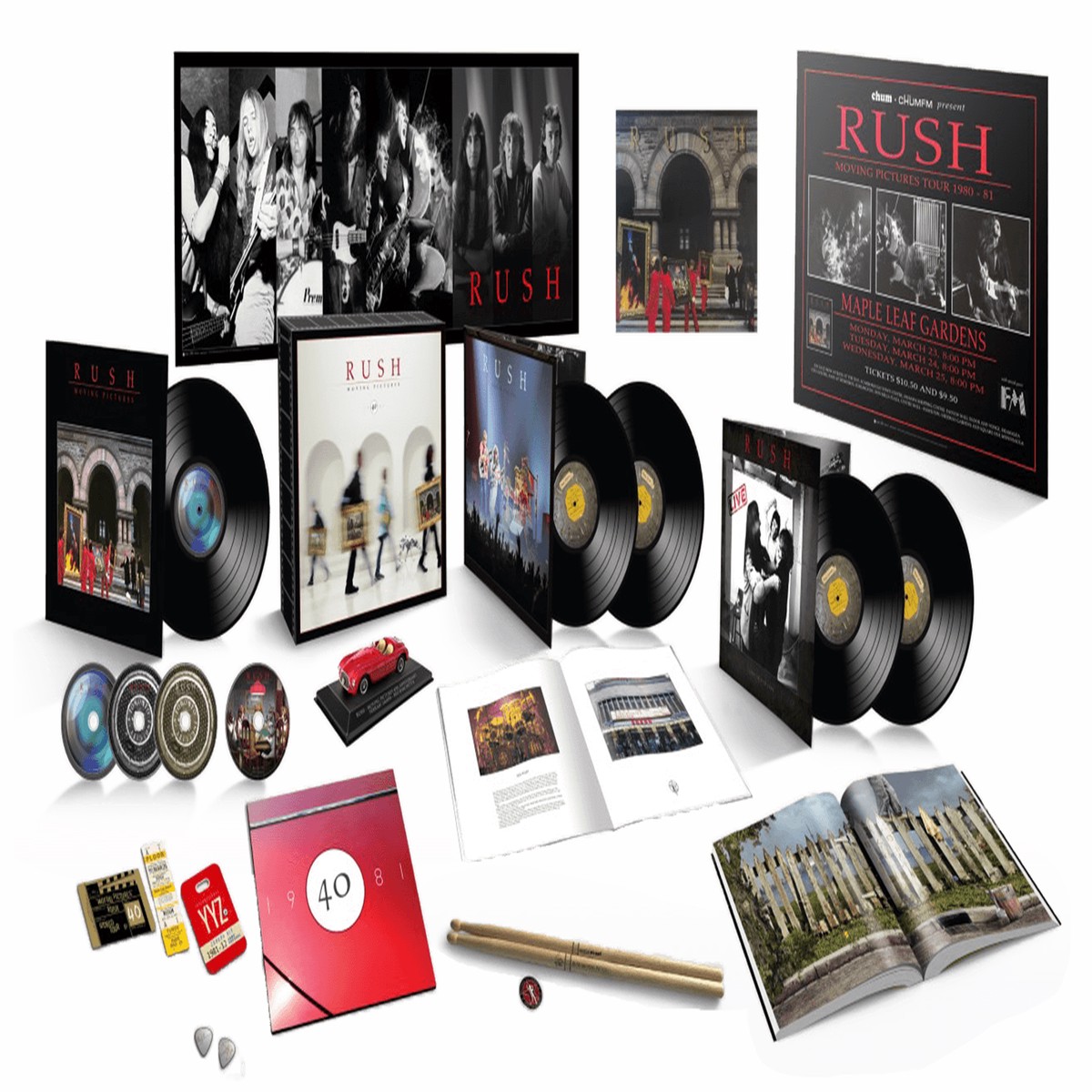 Rush : Moving Pictures (Super Deluxe 40th Anniversary Edition)