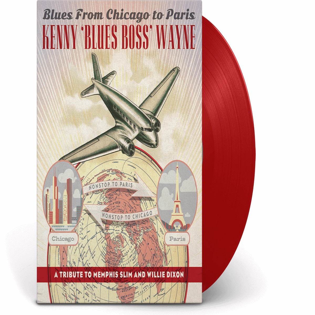 Kenny ‘Blues Boss’ Wayne : Blues From Chicago To Paris (Red 180g Vinyl)