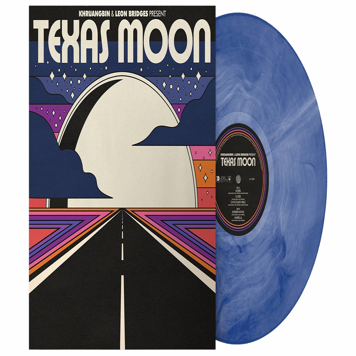 Khruangbin & Leon Bridges : Texas Moon (Ltd Blue Daze Vinyl)