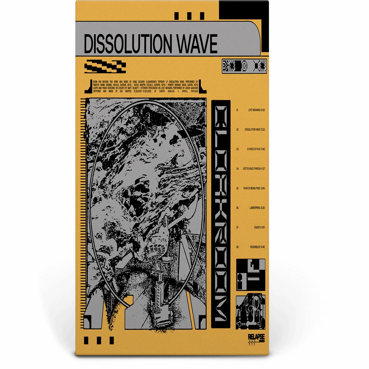 Cloakroom : Dissolution Wave(Ltd Dark Yellow Vinyl)