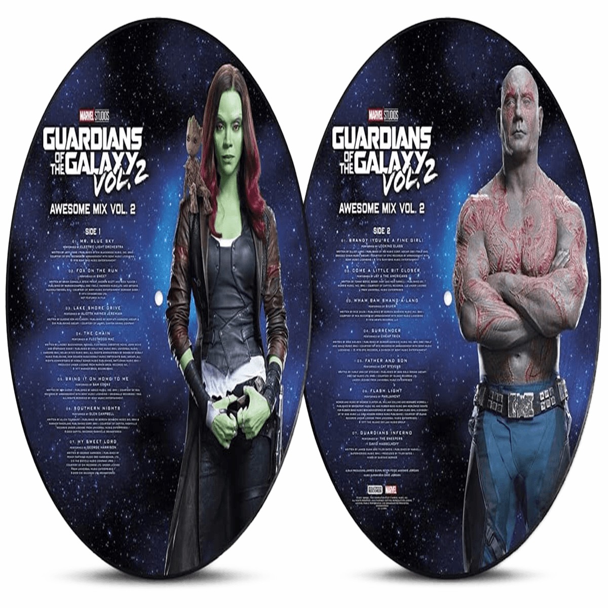 Various Artists : Guardians of The Galaxy Vol.2 (Picture Disc)