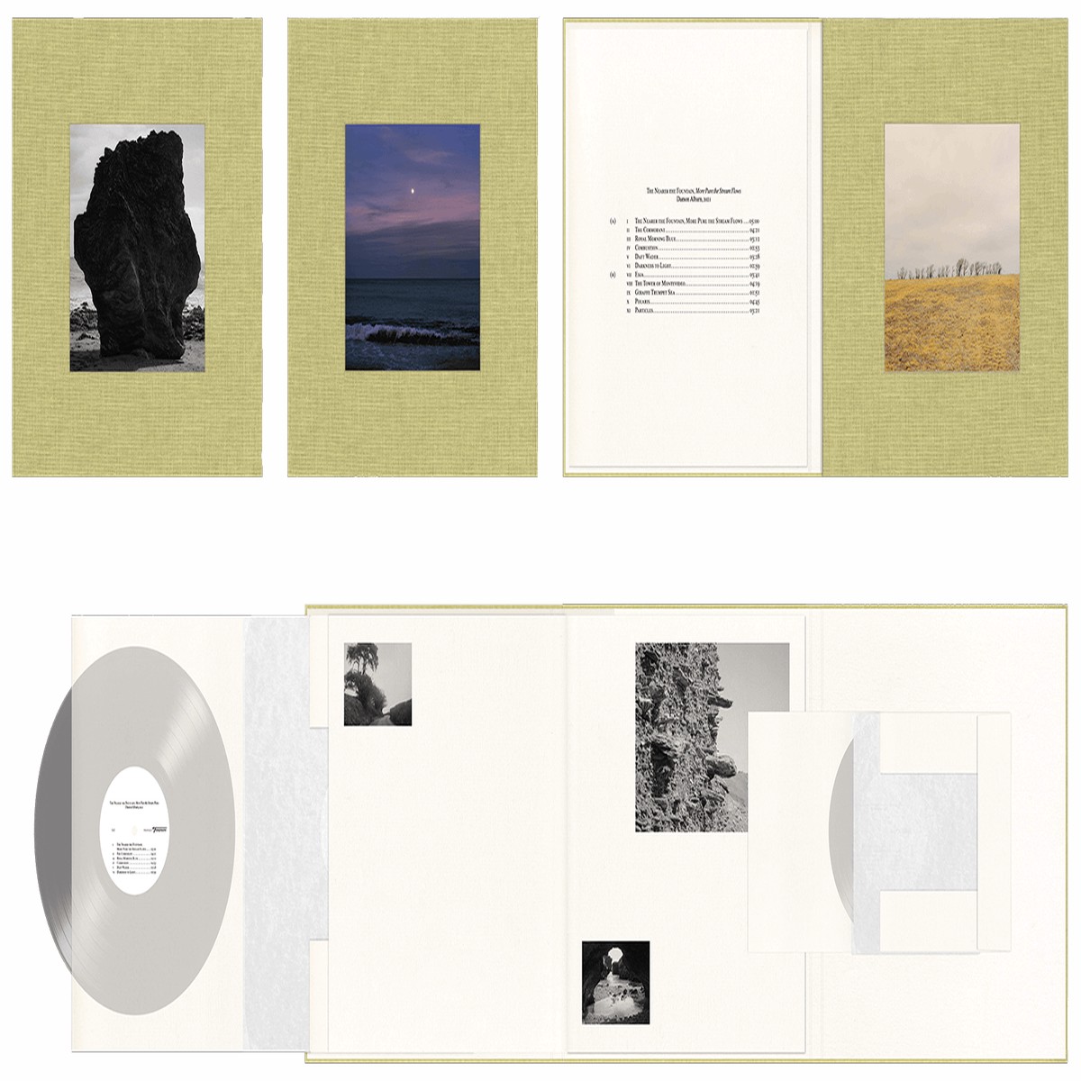 Damon Albarn : The Nearer The Fountain, More Pure The Stream Flows (Deluxe casebound book, white vinyl + 7 )