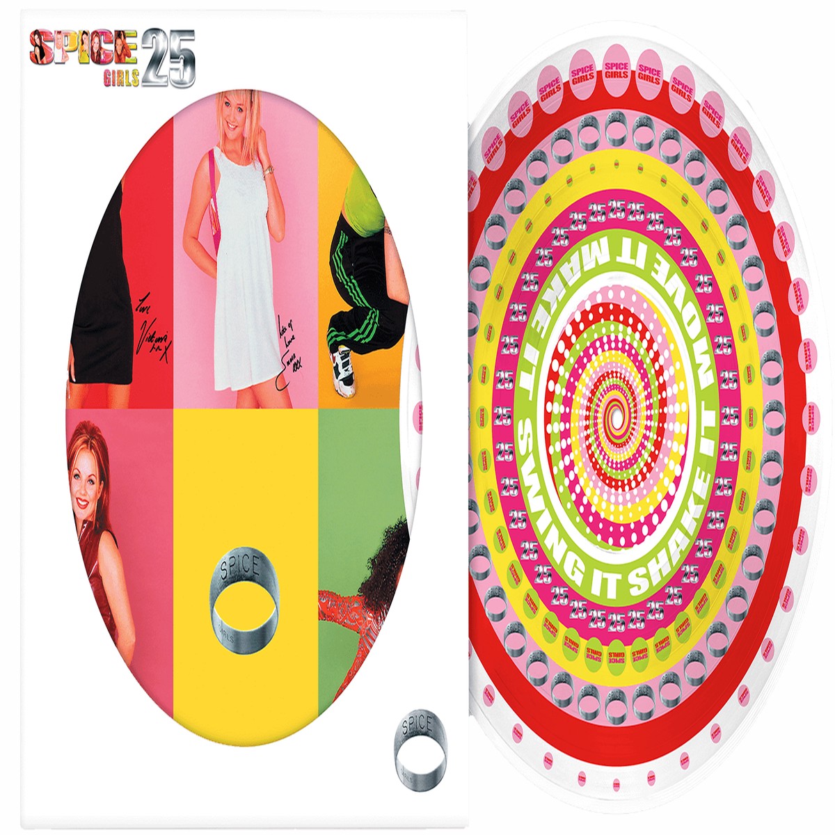 Spice Girls : Spice – 25th Anniversary (Zoetrope Picture Disc)