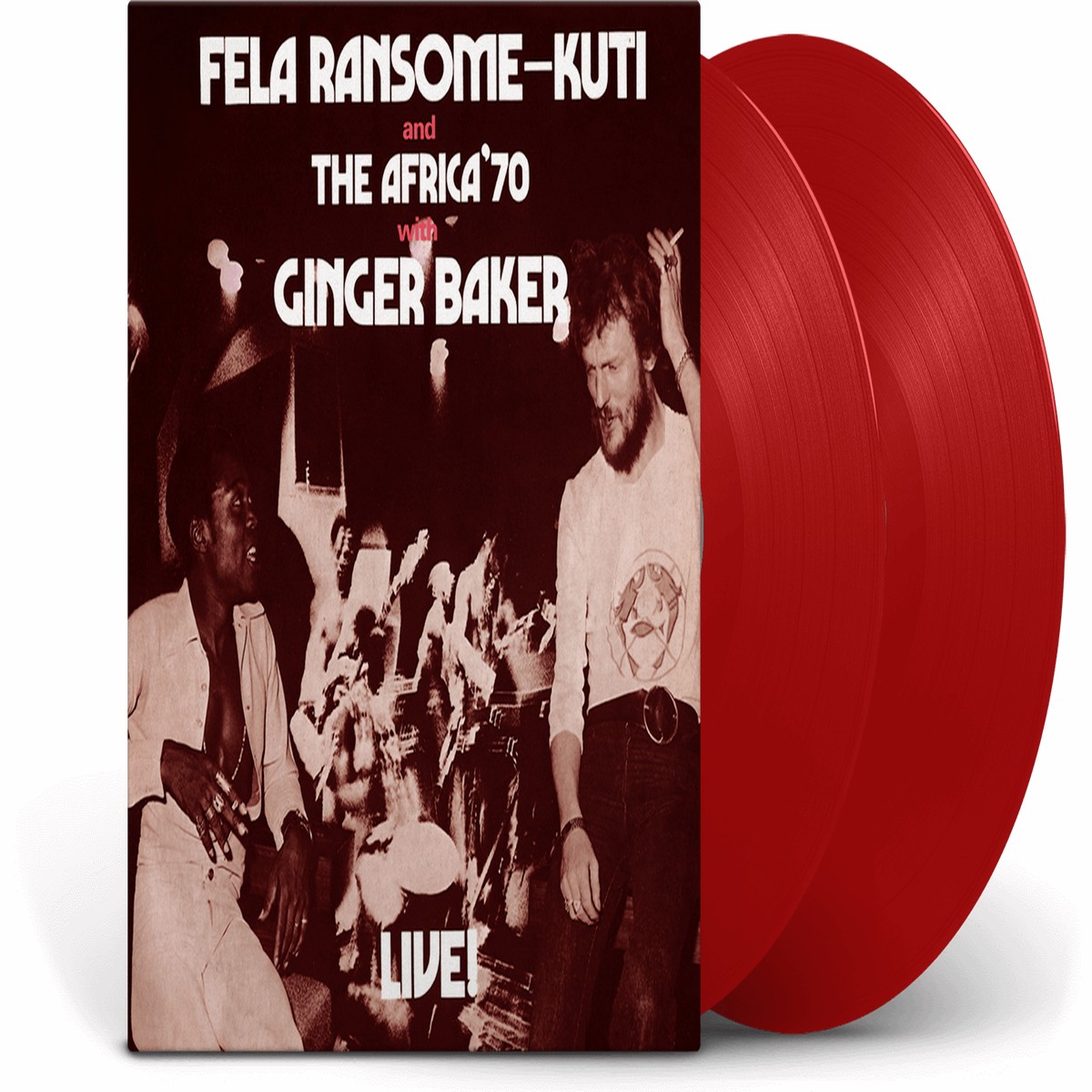 Fela Kuti : Live with Ginger Baker (50th Anniversary Ltd Red Vinyl)