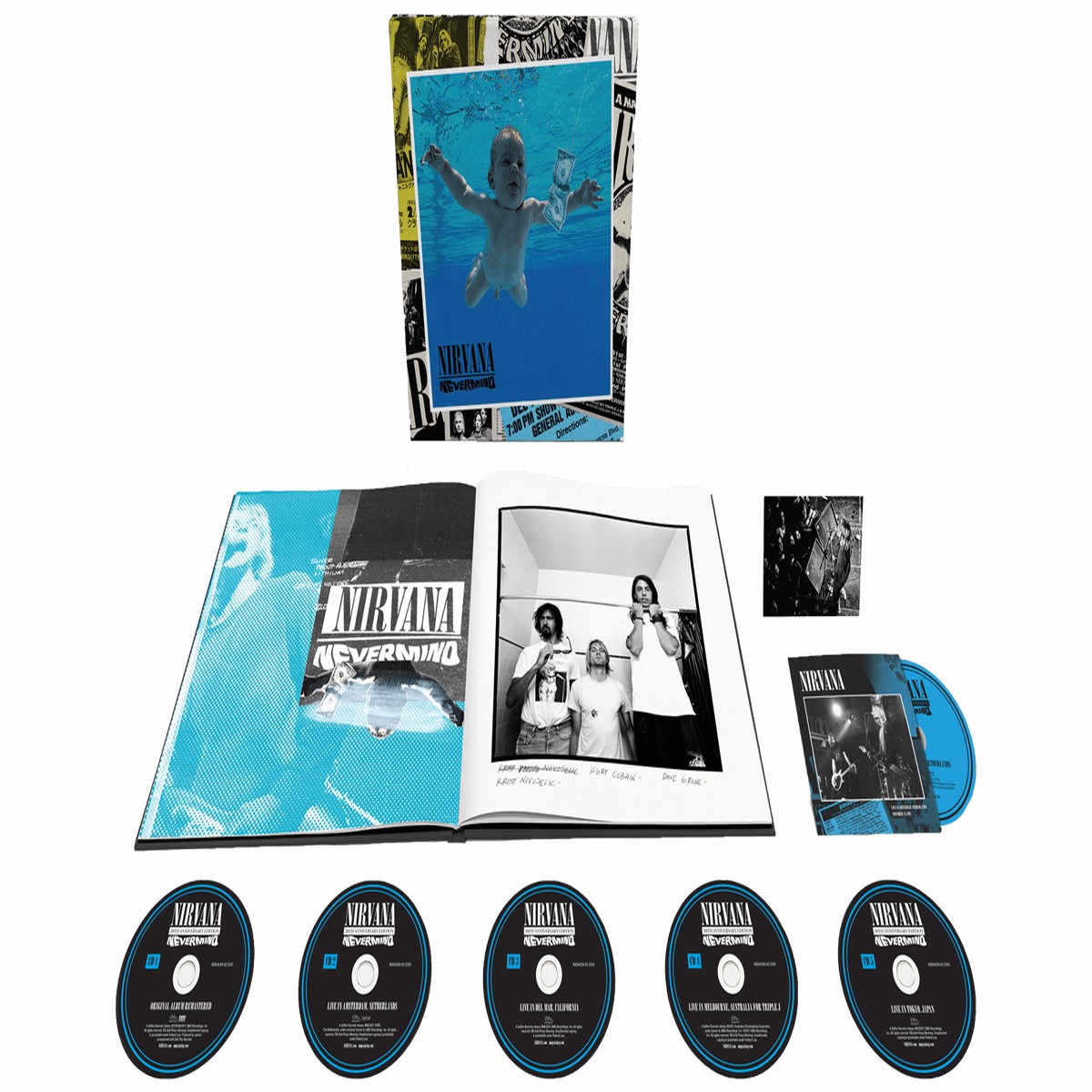 Nirvana : Nevermind (30th Anniversary Deluxe CD + Blueray Boxset)