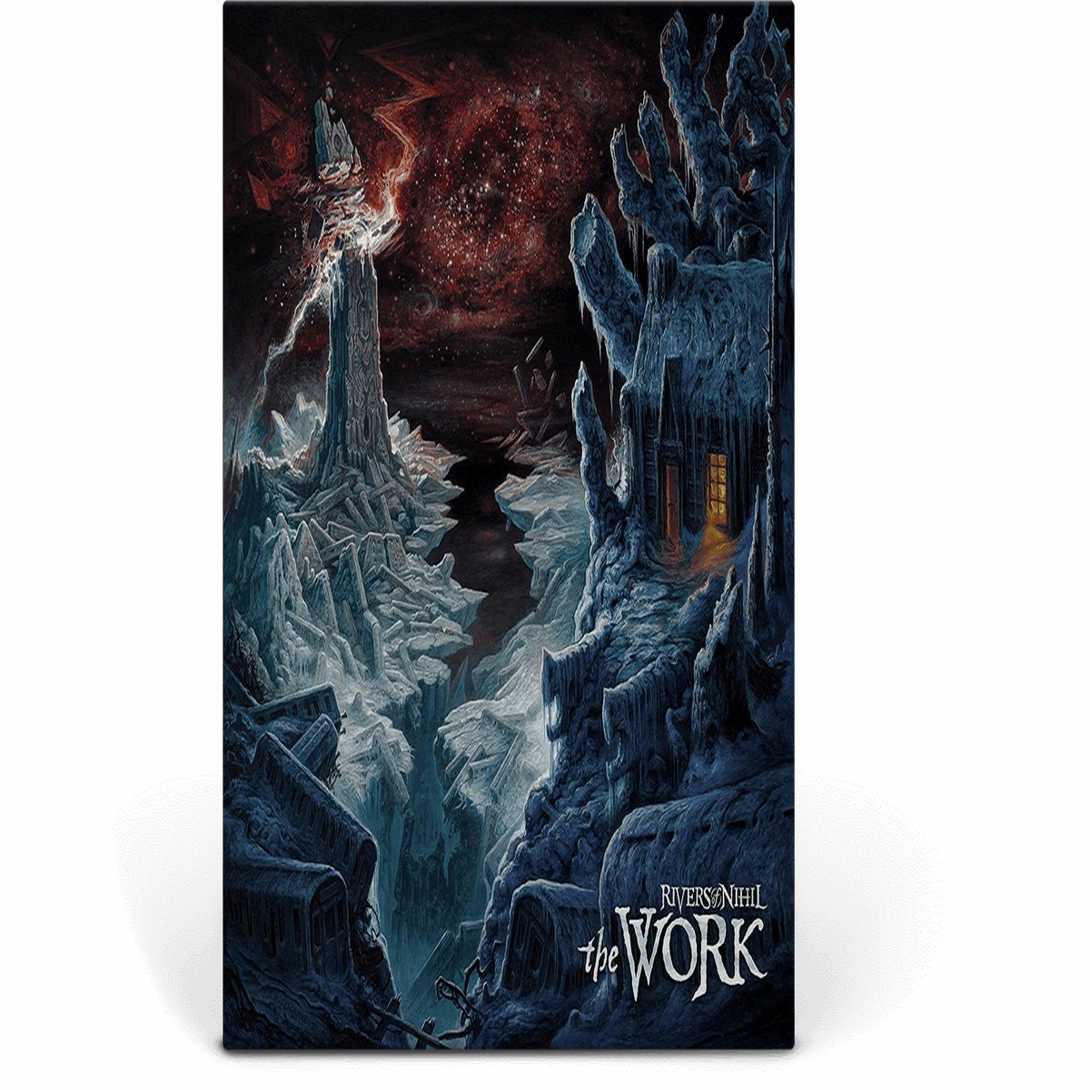 Rivers of Nihil : The Work (Ltd Silver/Blue/Black Splattered Vinyl)
