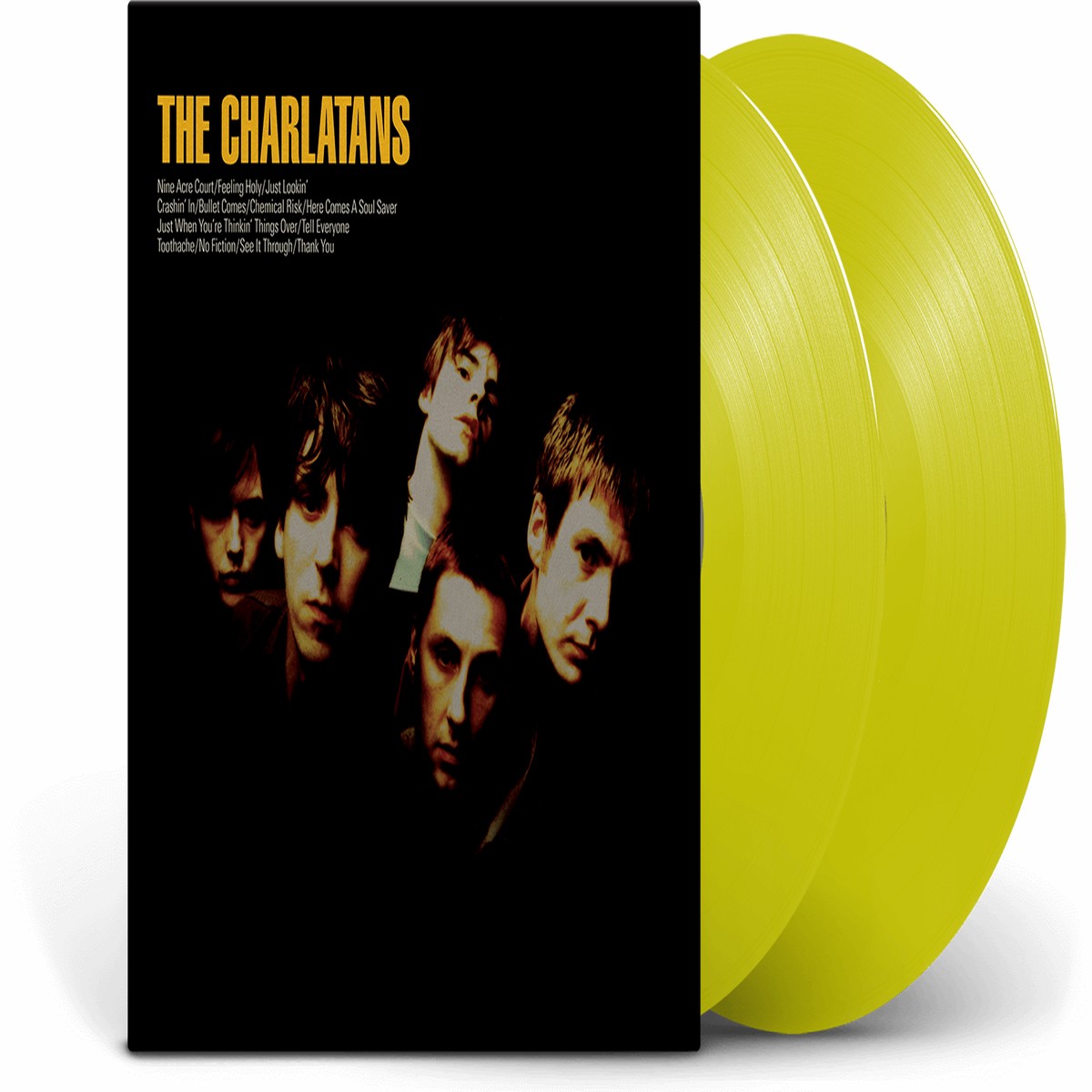 The Charlatans : The Charlatans (Ltd Yellow Marble Vinyl)