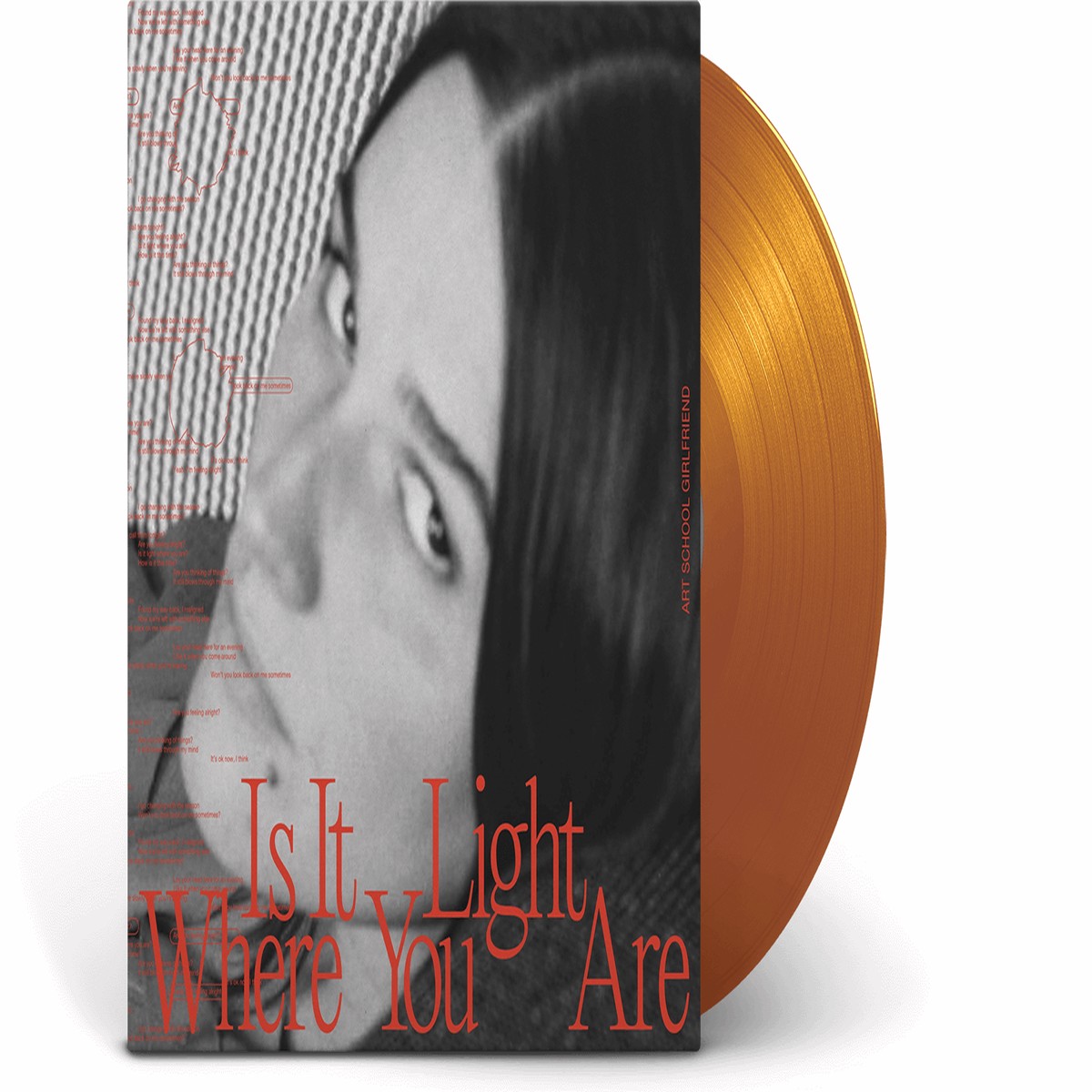 Art School Girlfriend : Is It Light Where You Are (Ltd Orange Vinyl)