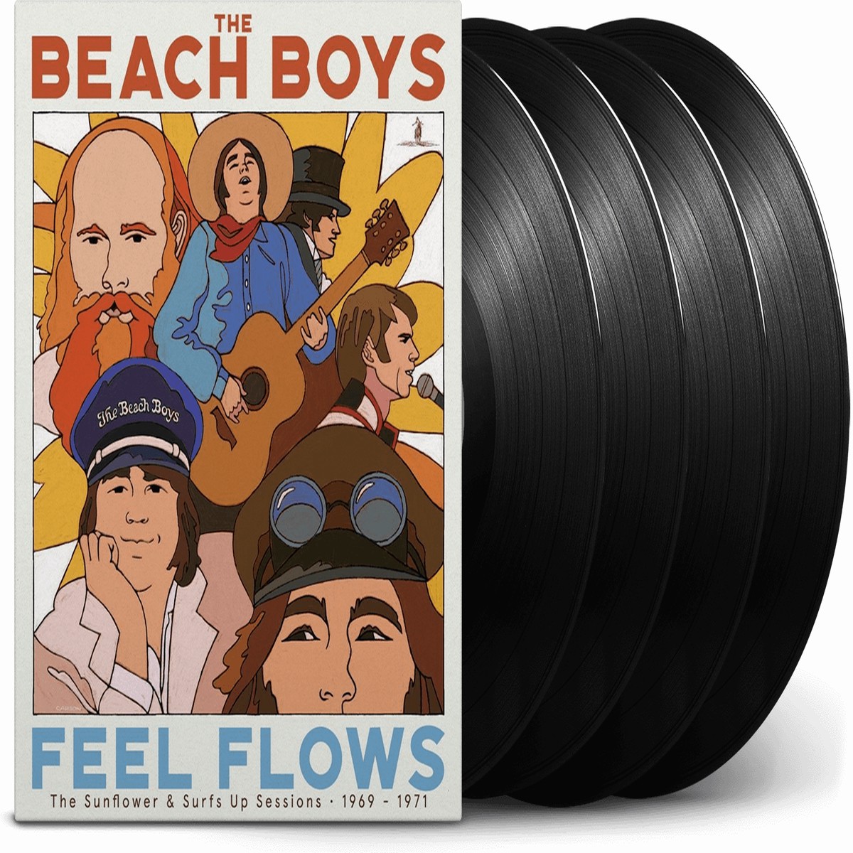 The Beach Boys : Feel Flows: The Sunflower & Surfs Up Sessions 1969-1971 (Ltd 4LP)