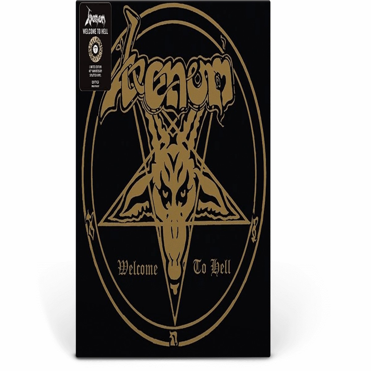 Venom : Welcome To Hell (Gold & Black Splatter Vinyl)