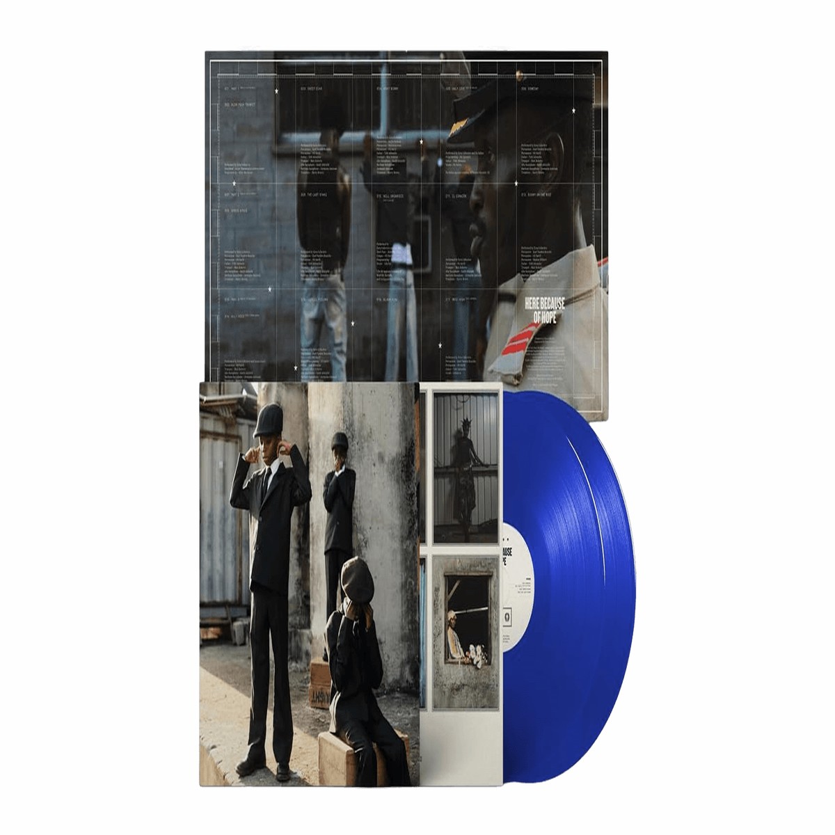 Ezra Collective : Here Because of Hope (Transparent Ocean Blue Vinyl)