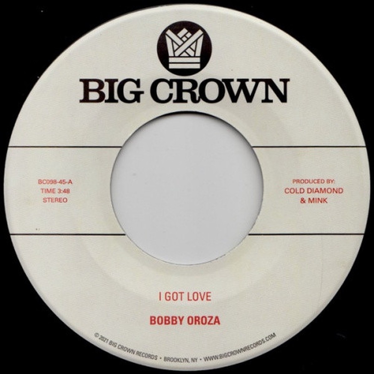 Bobby Oroza – I Got Love / Loving Body – 7″ Vinyl
