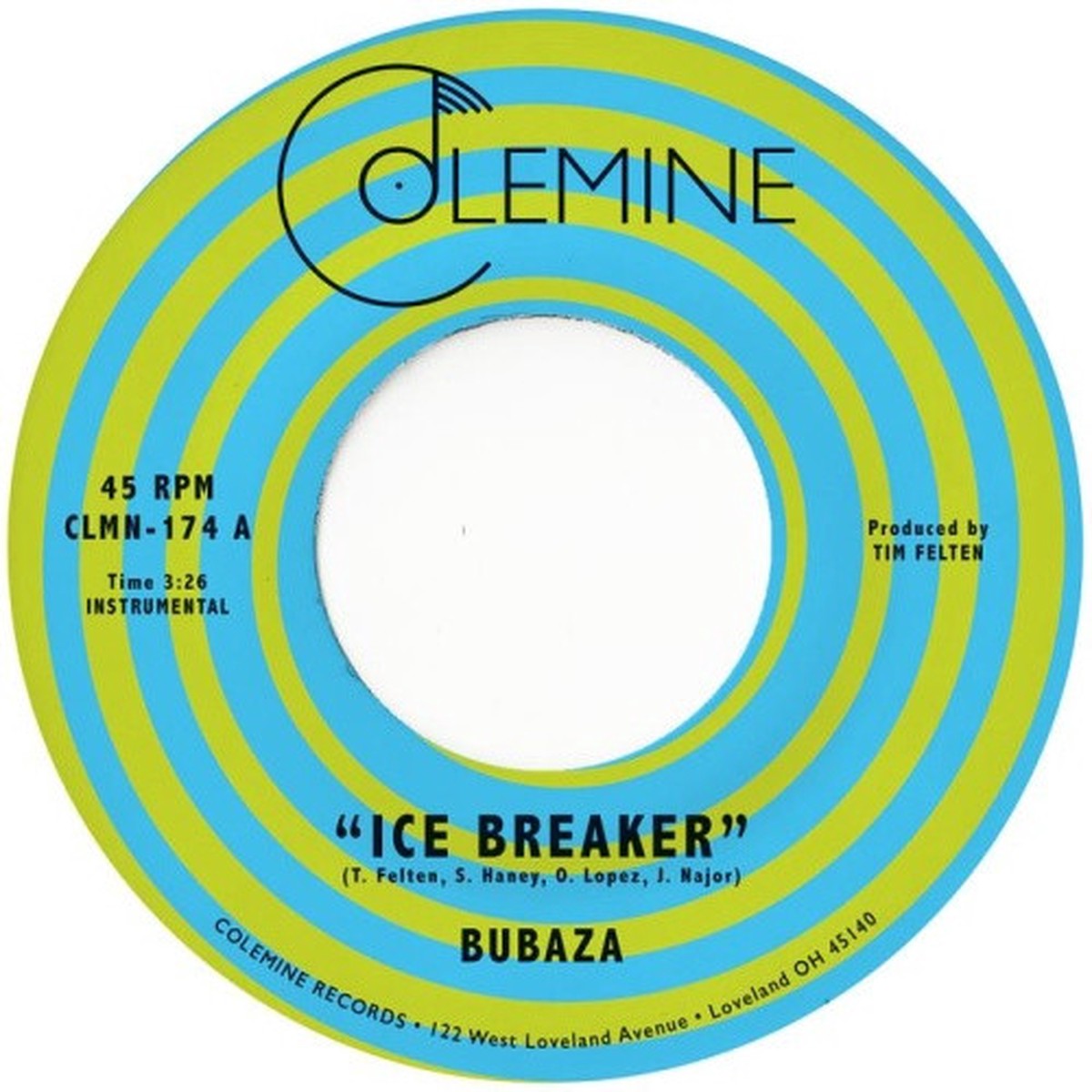 Bubaza – Ice Breaker – 7″ Vinyl